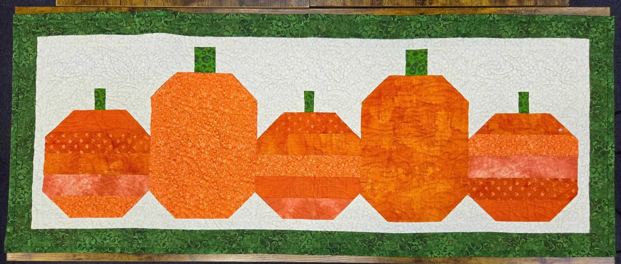 Pumpkins Thanksgiving Custom Table Runner 22 1/4" x 54 3/4.