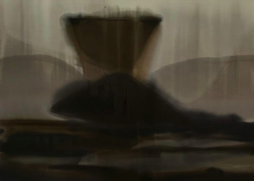 KHAYA, 2022, 50X75" LINEN, SOLD