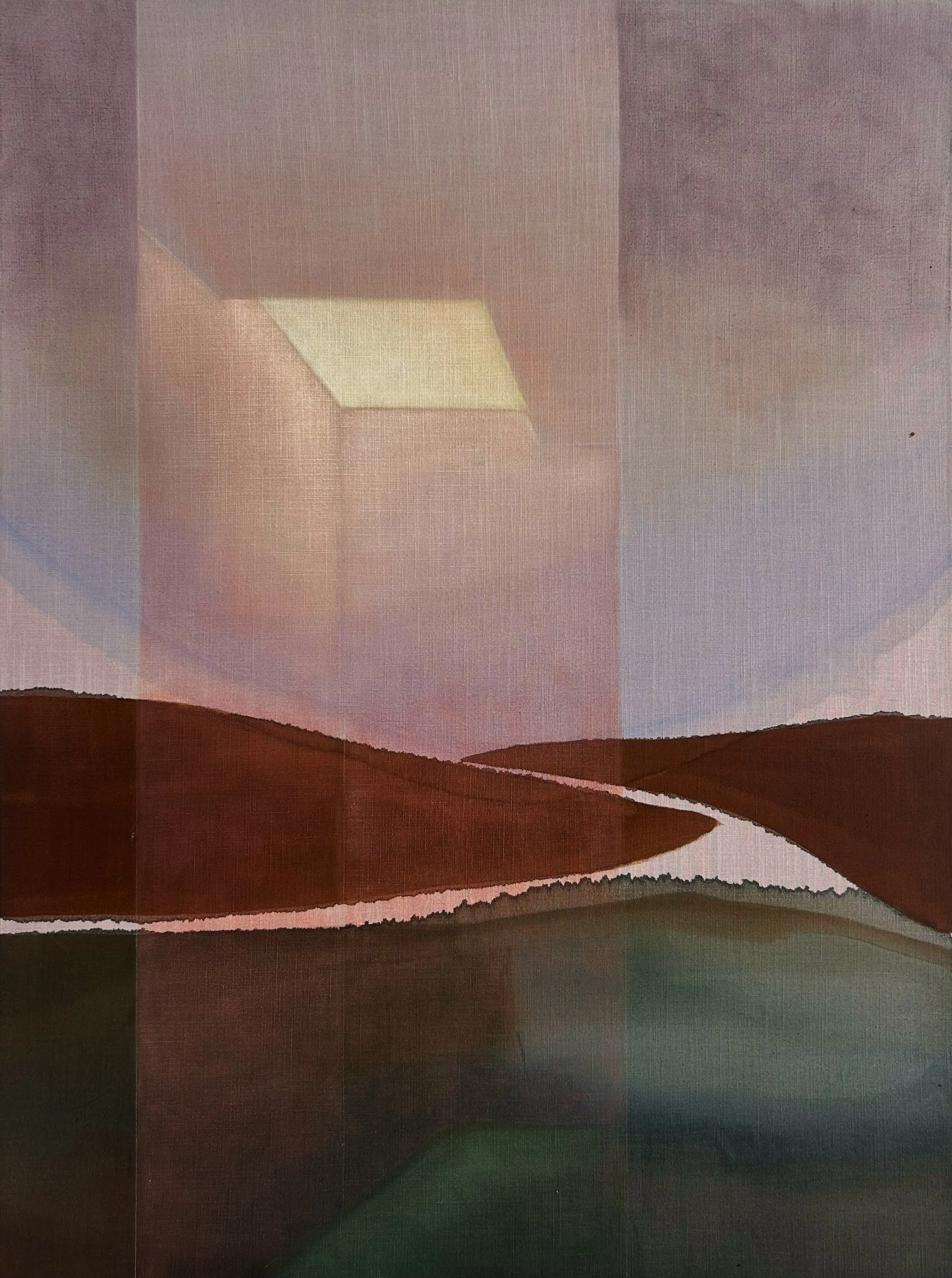 STUCK IN DAYLIGHT, 2025, 48X36" CANVAS, SOLD