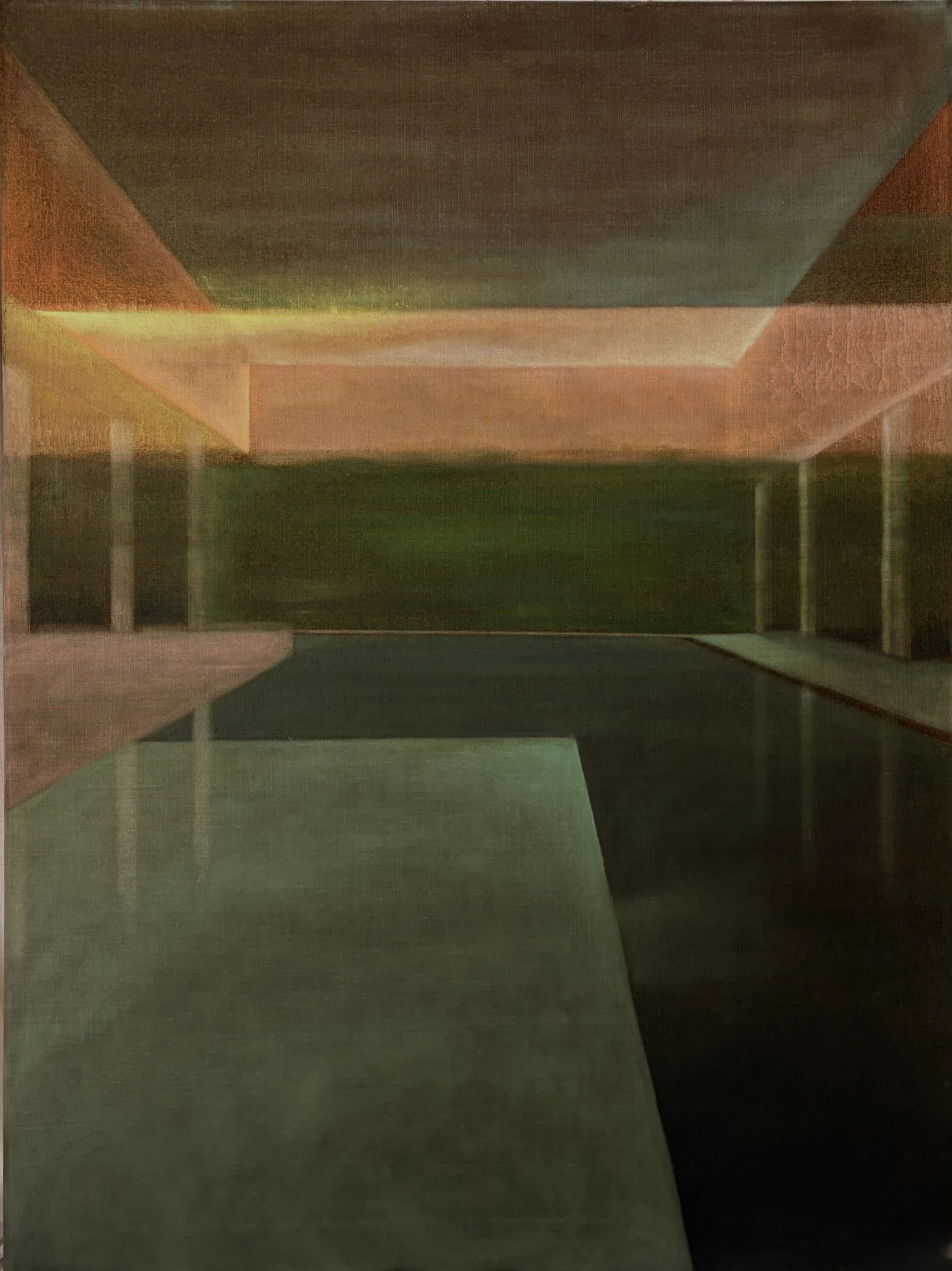 LA PISCINE APRES LE SOLEIL, 2026
48 x 36"
SOLD