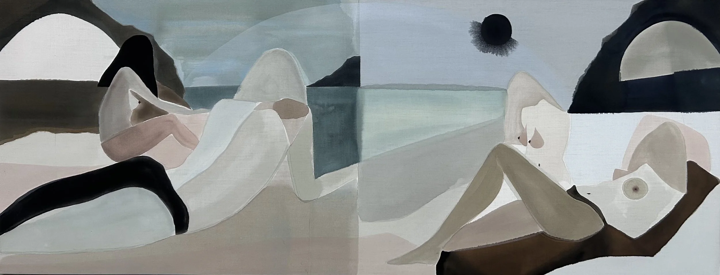 AMALFI NUDE, 2023
50X129" LINEN, SOLD