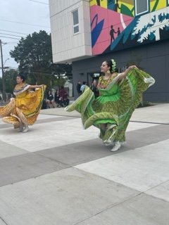 Vancouver Ballet Folklórico performing at the grand opening of the Fourth Plain Commons.