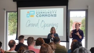 Guest speaker at the Fourth Plain Commons Grand Opening.