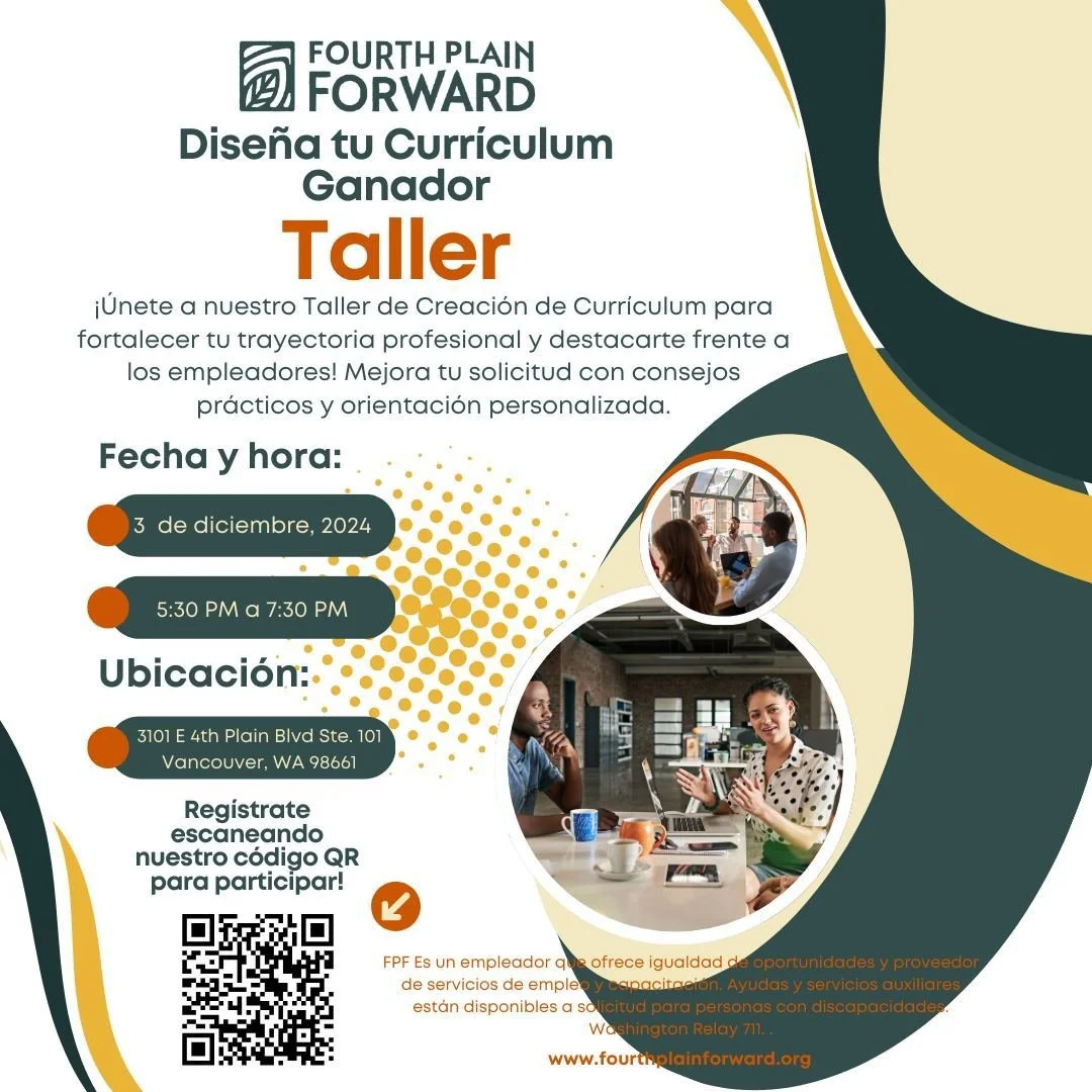 Dise&ntilde;a tu Curr&iacute;culum Ganador: Taller Gratuito 

&iquest;Est&aacute;s buscando fortalecer tu trayectoria profesional? 
Te invitamos a nuestro Taller de Creaci&oacute;n de Curr&iacute;culum, donde aprender&aacute;s estrategias pr&aacute;c
