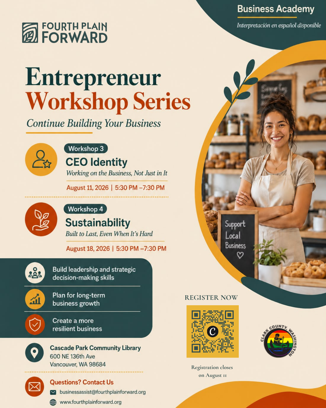 Business Academy: Continue Building Your Business