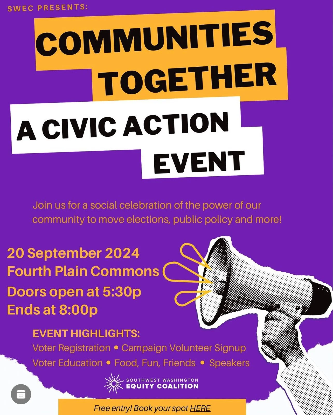 Communities Together: A Civic Action Event — Fourth Plain Forward