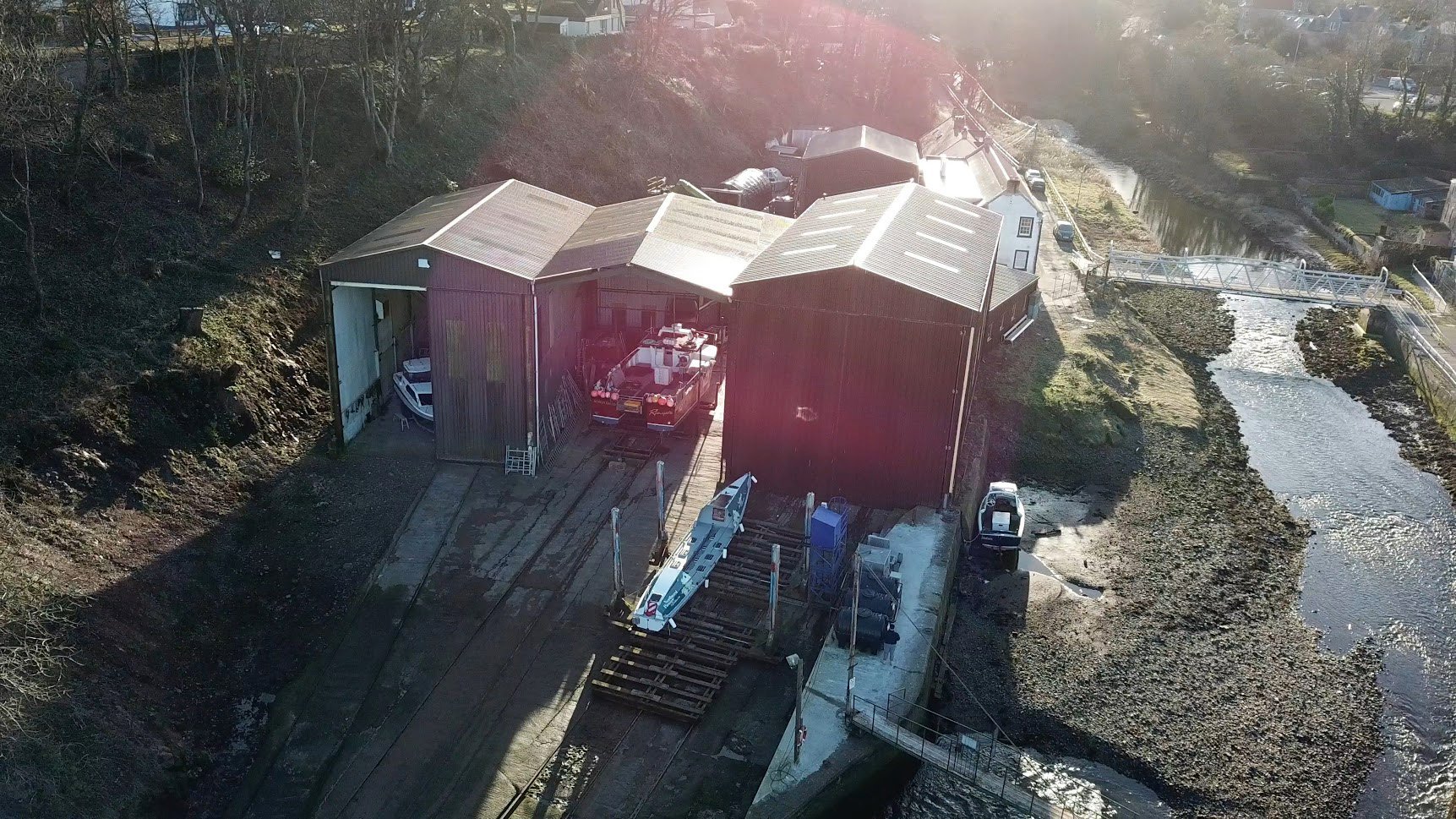 Boatyard from above