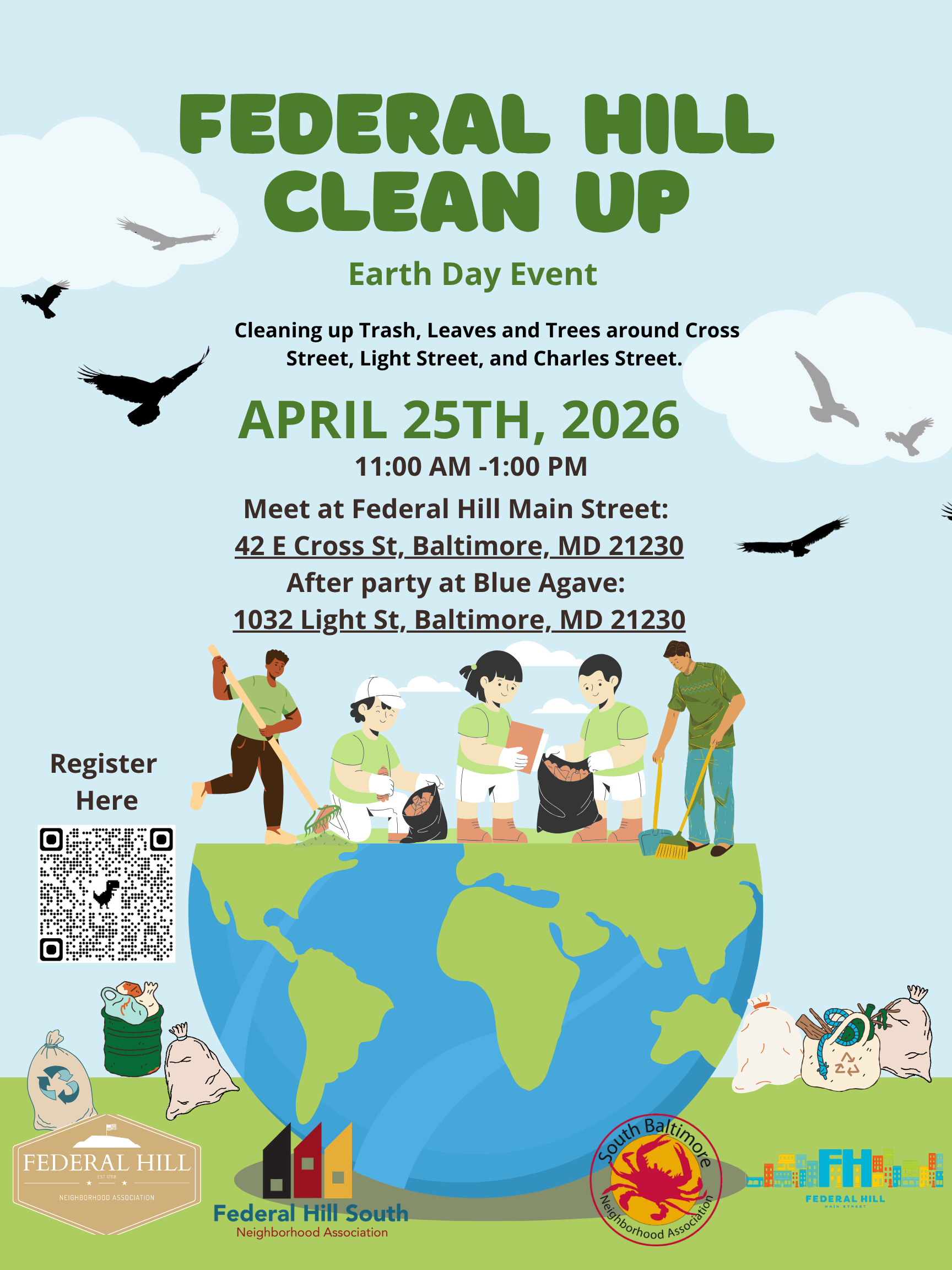 Federal Hill Clean Up! Earth Day Event