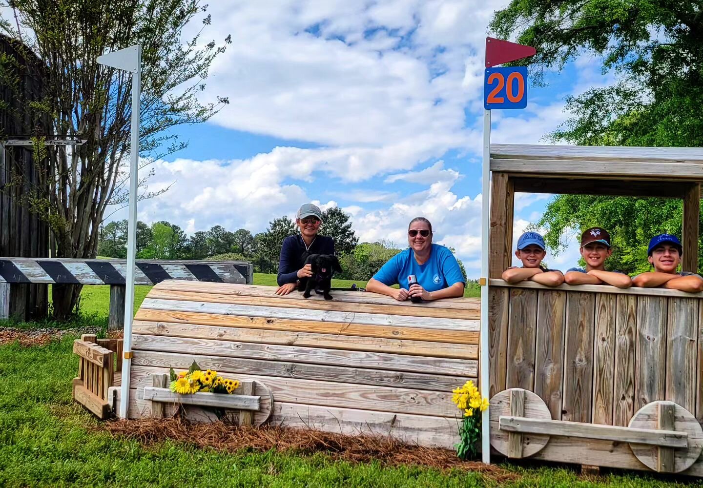 The courses are 🌈dreamy🧚&zwj;♀️ and the footing is 🍀luscious🍀 here at @poplarplacefarm 💯💯💯... and we should know since we have a rider at every level Starter -&gt; Modified🤩 Wish the #gwif team luck🤞 this weekend!!! 
 #gwifninjas #grassroots