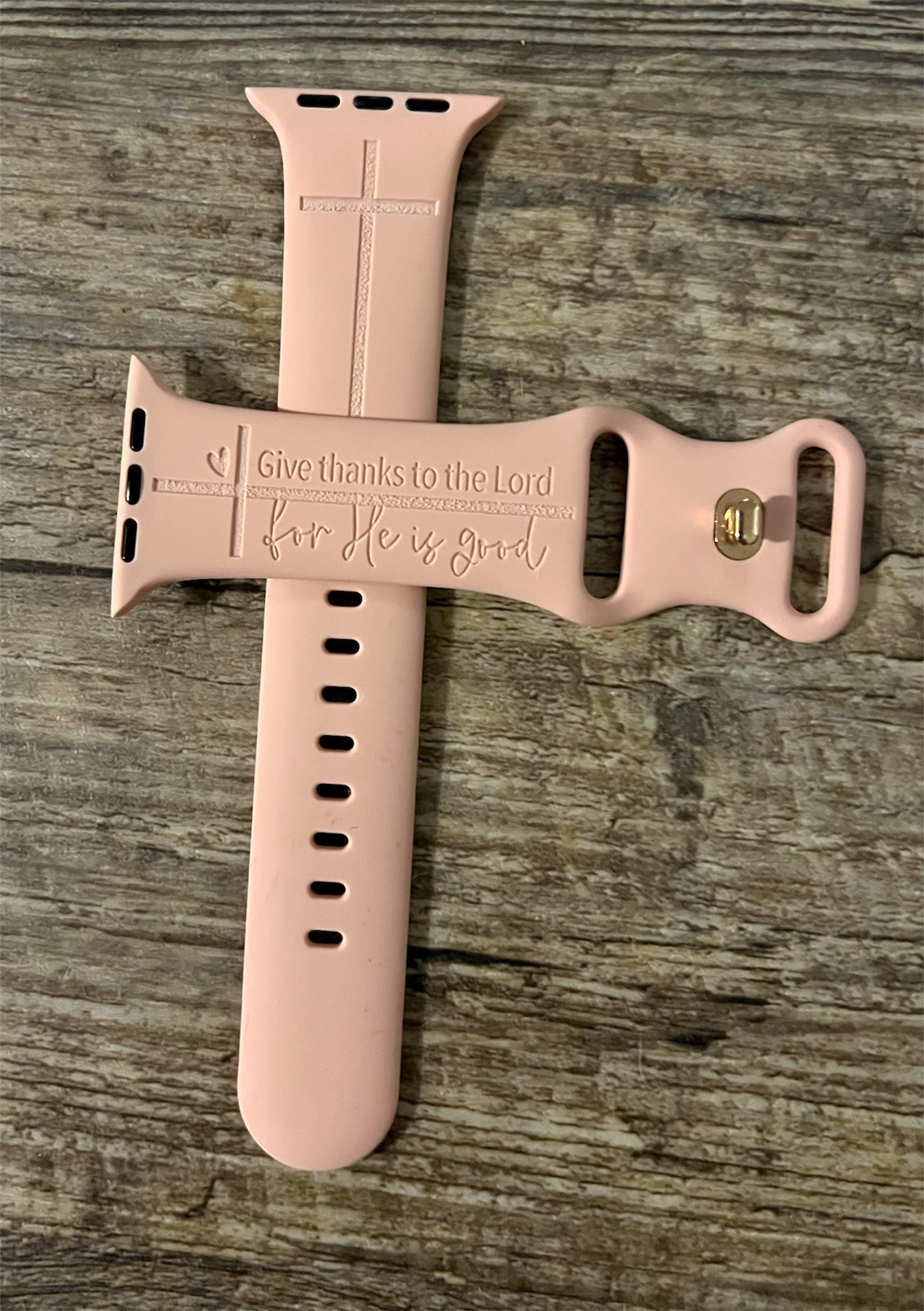 Give Thanks to the Lord Watch Band