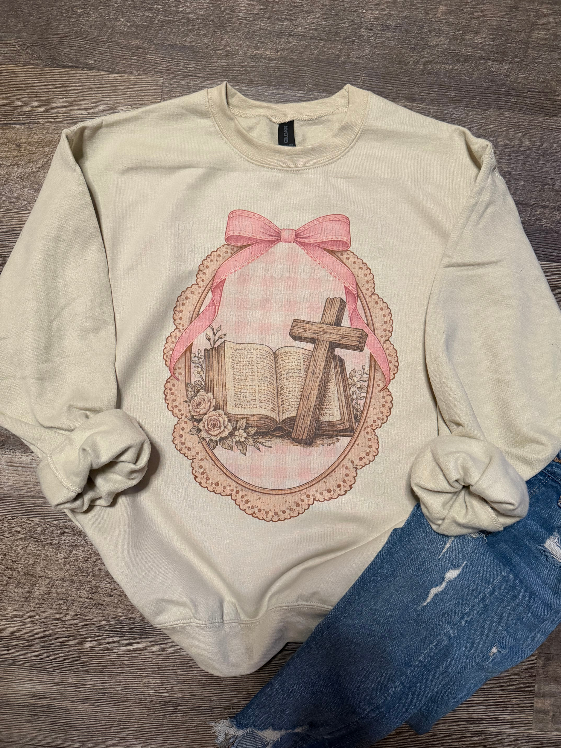 Vintage Thrifted Cross Tee