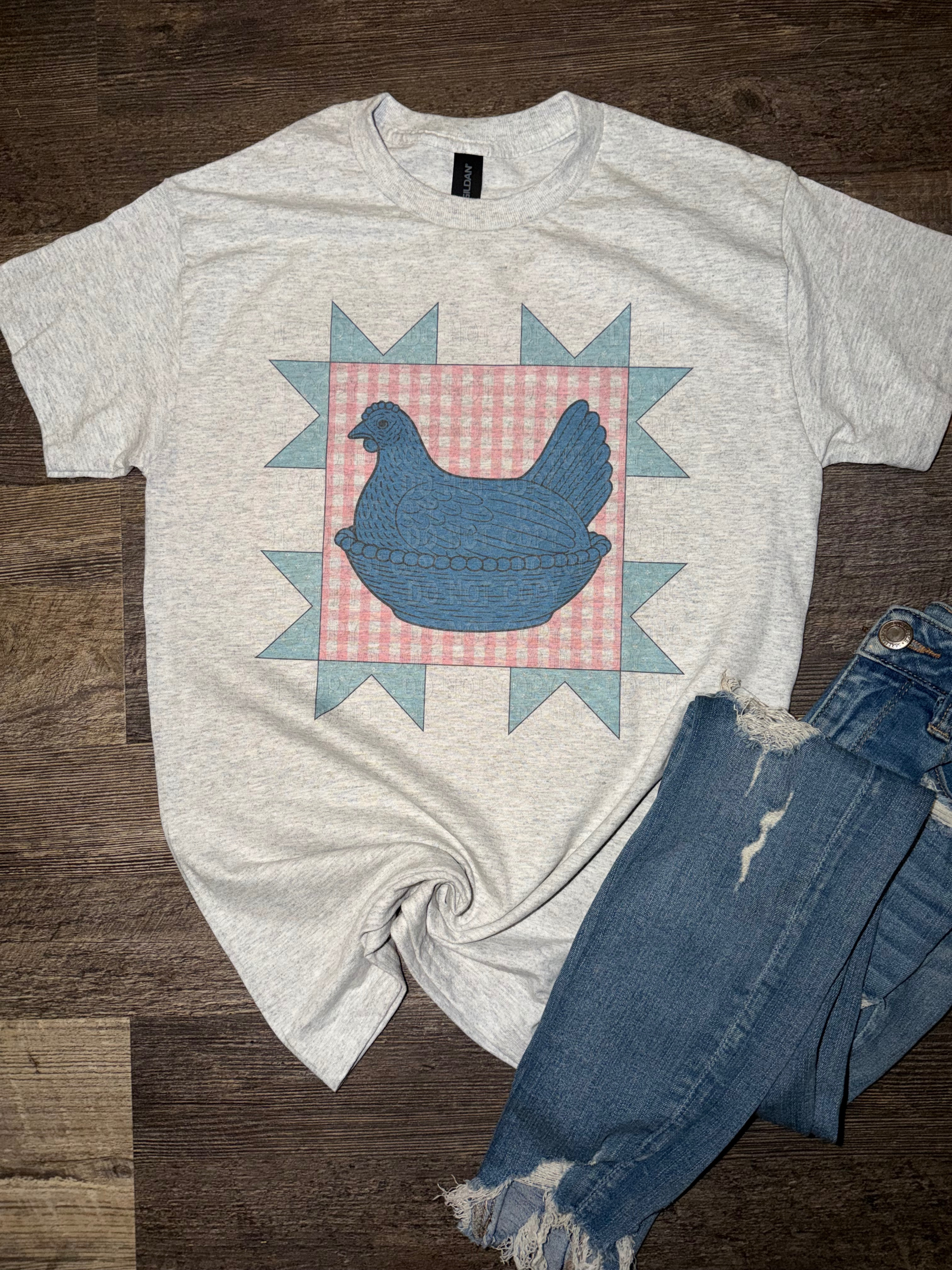 Hen On A Nest Tee