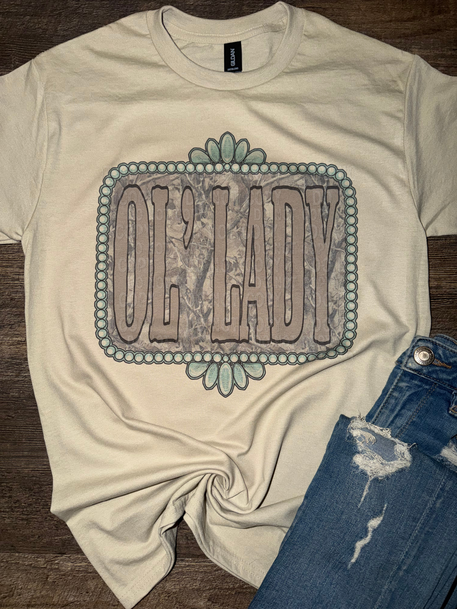 Camo Ol’ Lady Tee