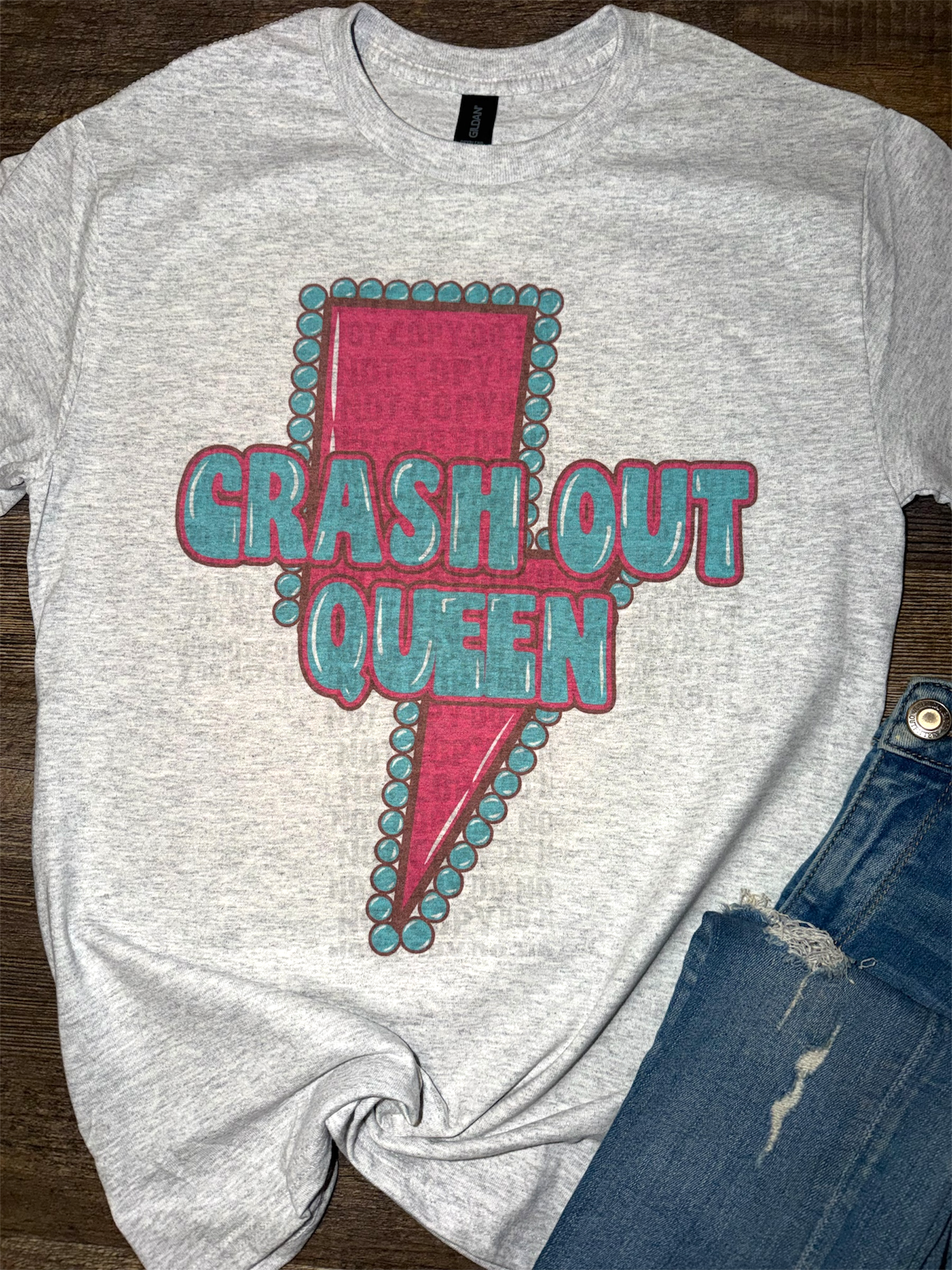 Crash Out Queen Tee