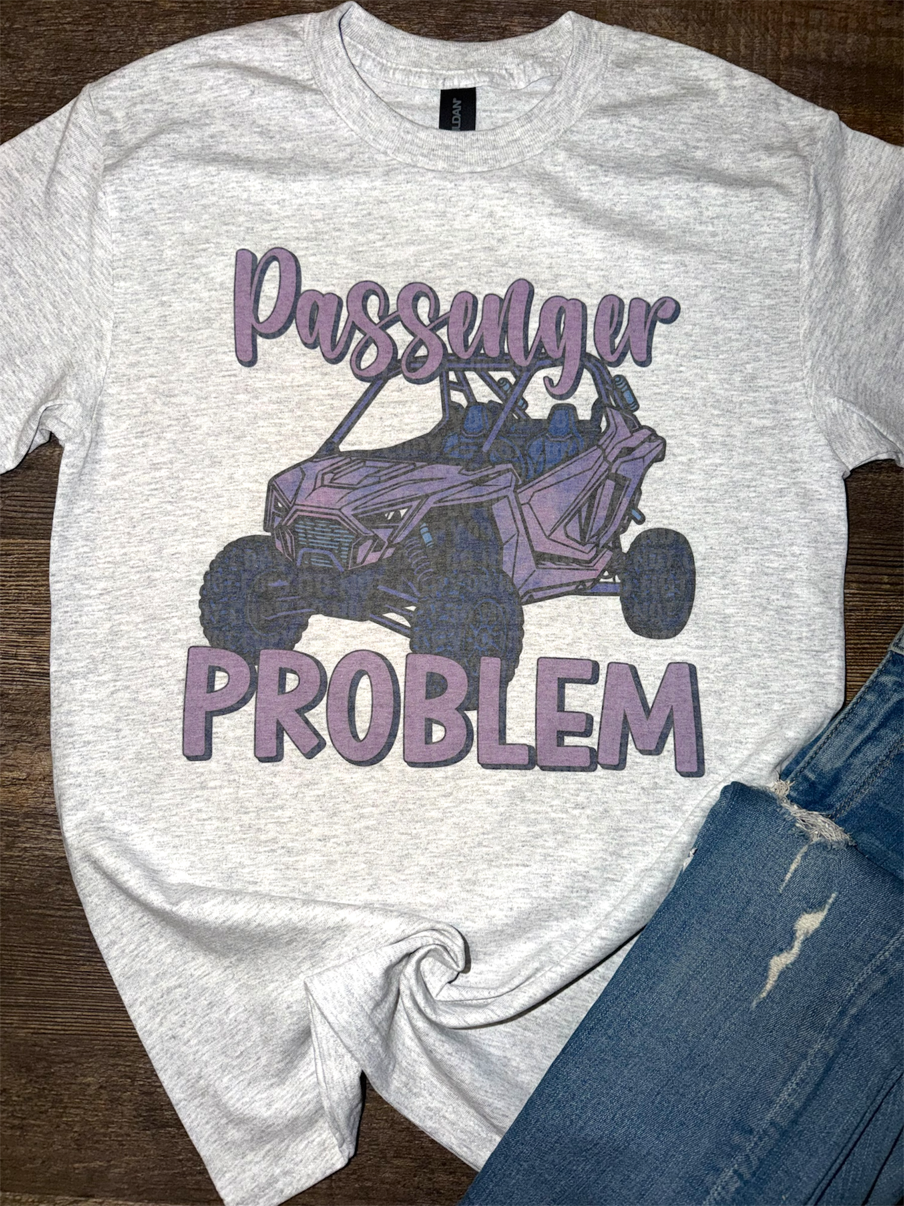 Purple Passenger Problem Tee