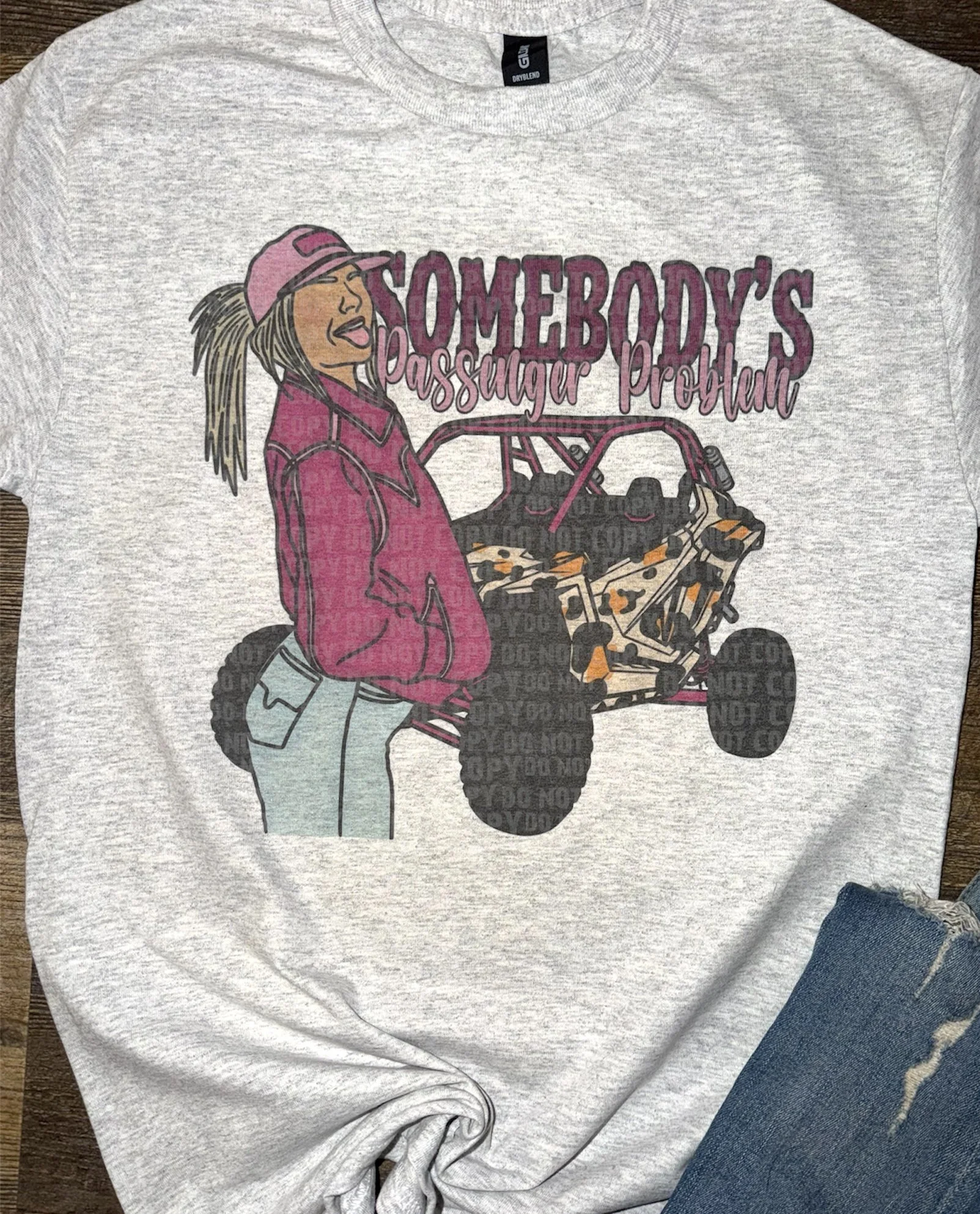Pink Somebody’s Passenger Problem Tee