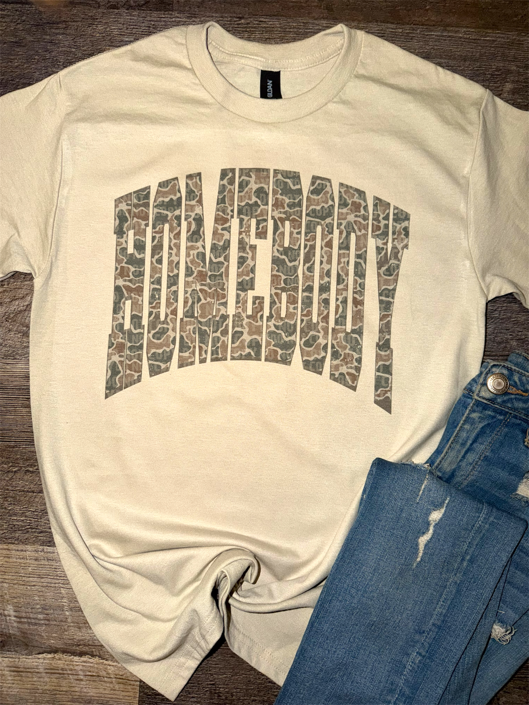 Camo Homebody Tee