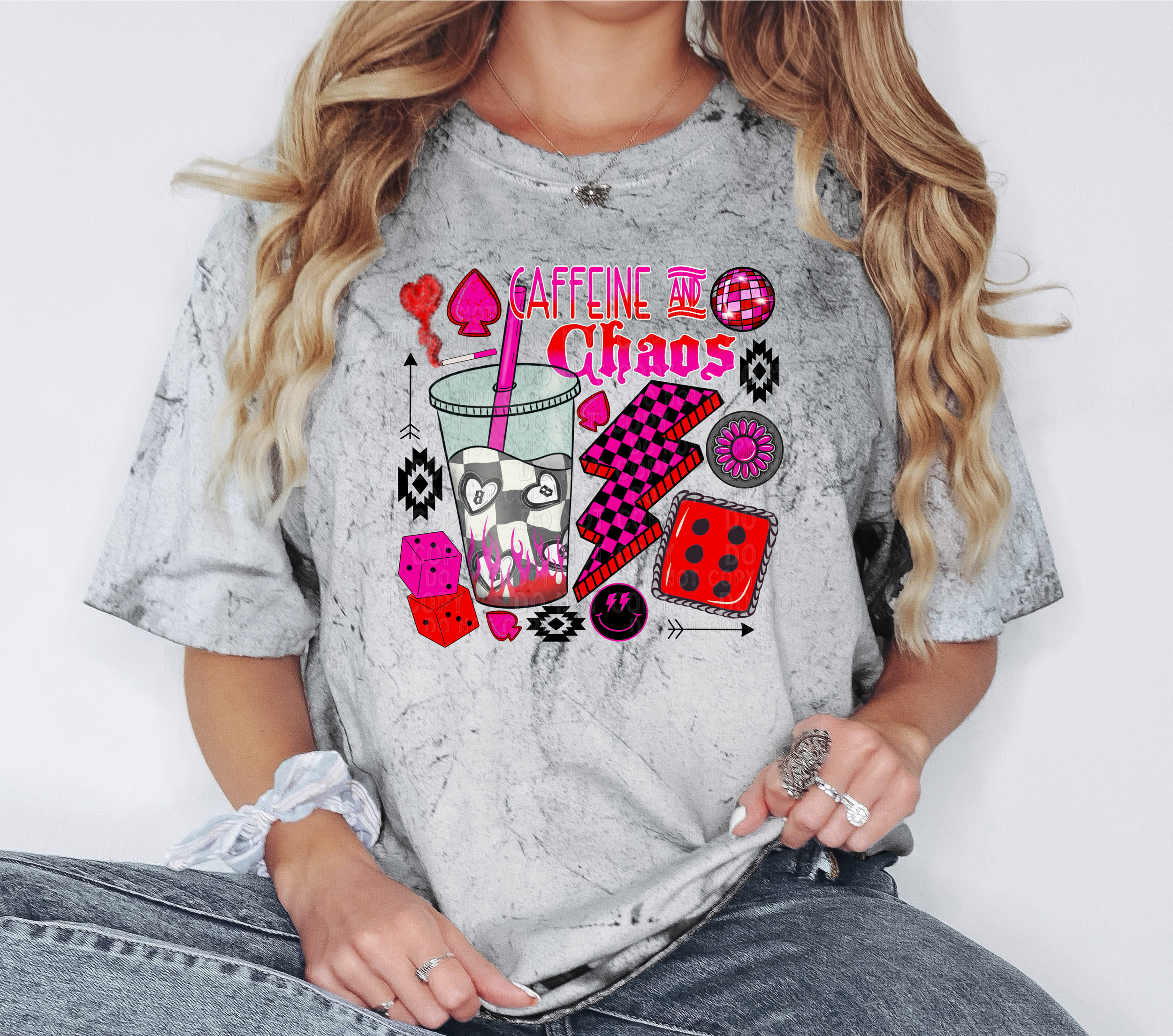 Caffeine and Chaos Tee