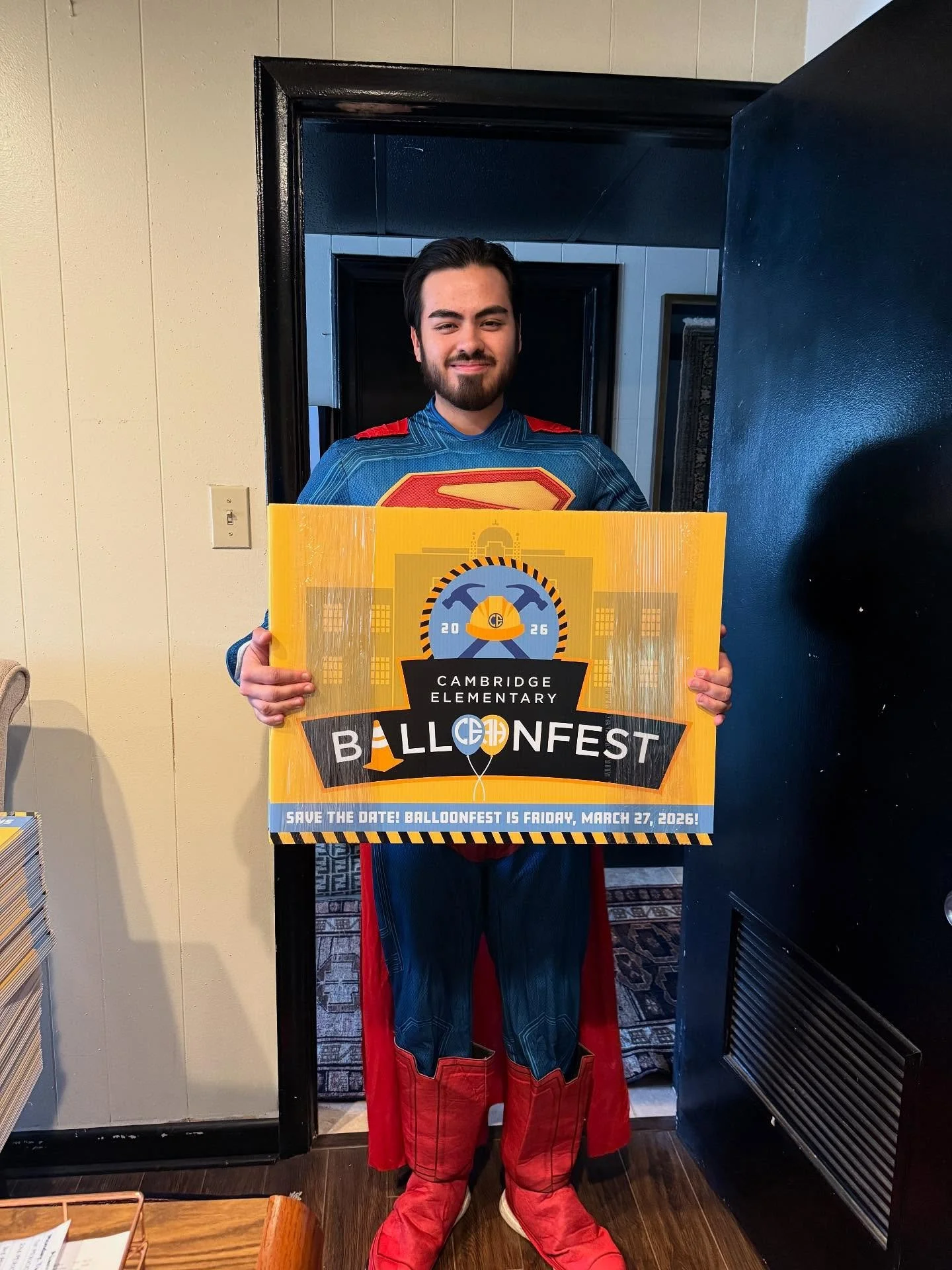 Even Superman knows you can&rsquo;t miss Balloonfest! 🎈💥 See you March 27, 2026!