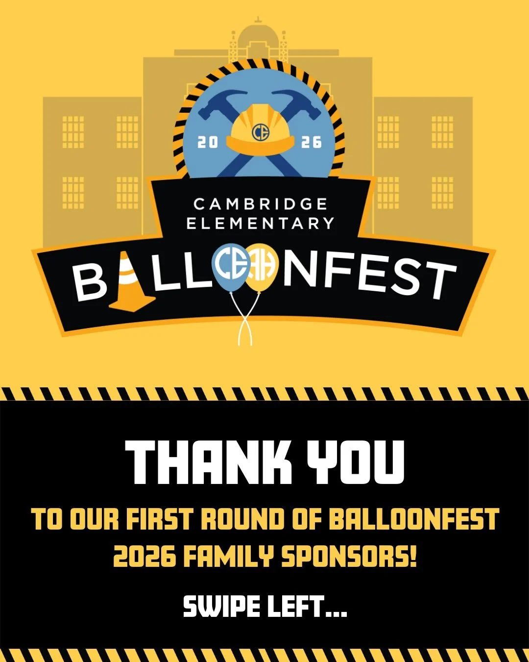 HUGE thank you to our first round of Balloonfest family sponsors! Join them today at cambridgeballoonfest.�com!
