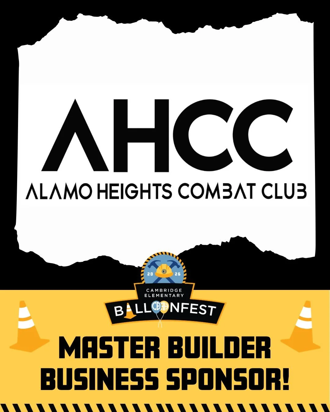 We&rsquo;ve got some BIG news to share - thank you to Alamo Heights Combat Club for being our second Master Builder Title Sponsor! Their support helps bring this incredible event to life, and we&rsquo;re so grateful to have them on board as we gear u