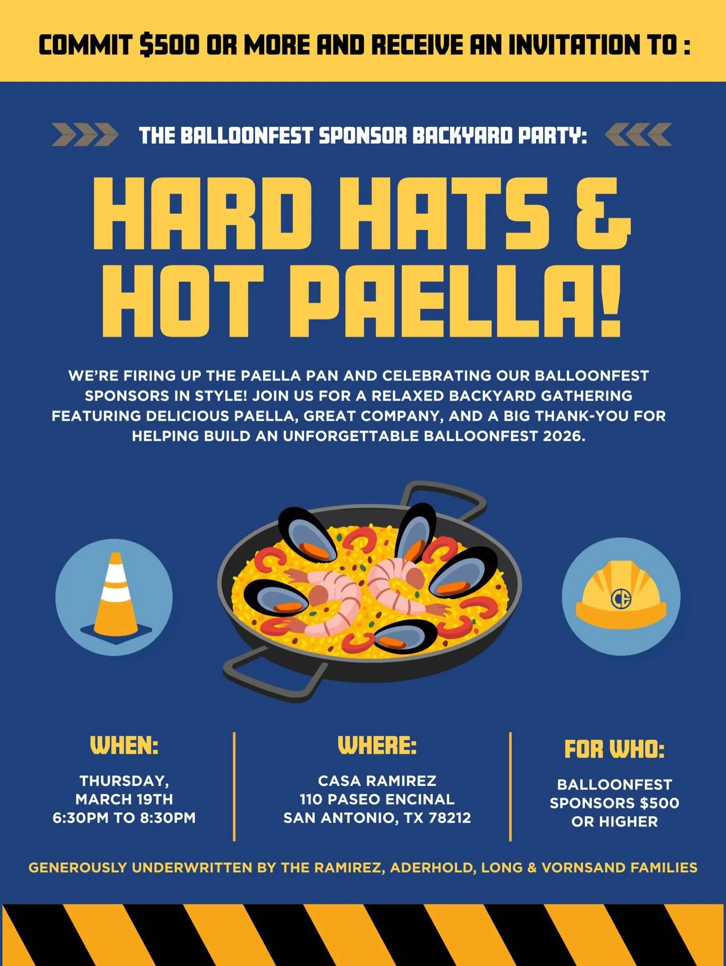 SPONSOR PARTY ALERT! 🎉 Any sponsor >$500 receives 2 tickets to our adult-only 2nd annual Sponsor Party! 🥂 There is STILL TIME! Sponsor Balloonfest this week to be included in printed materials and make a difference for our kids and teachers. 

T