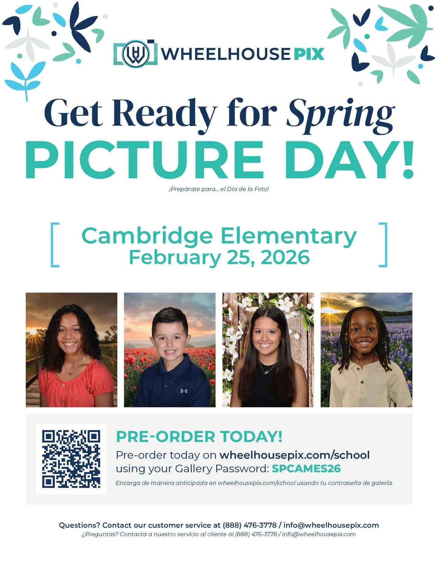 🎉 Smile, it&rsquo;s Spring Picture Day at Cambridge Elementary on 2/25! 📷 We are looking for volunteers to help that day! It&rsquo;s super easy&mdash;just ensure the kids get in and out quickly so everyone stays on schedule. 🤍 If you&rsquo;re able