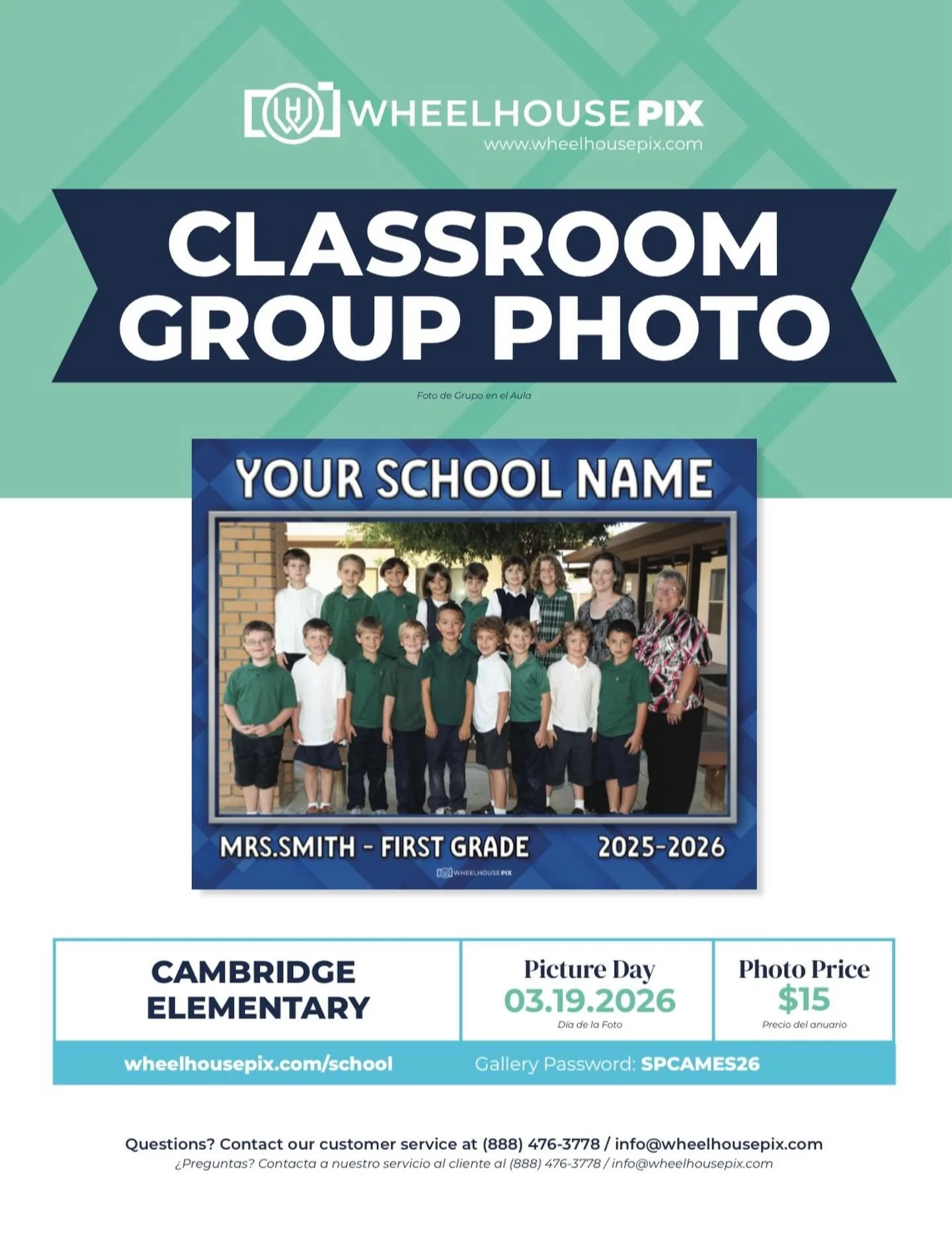 📸Classroom photos are this Thursday📸 We&rsquo;re looking for volunteers to help the students look their best the day of. Link in bio