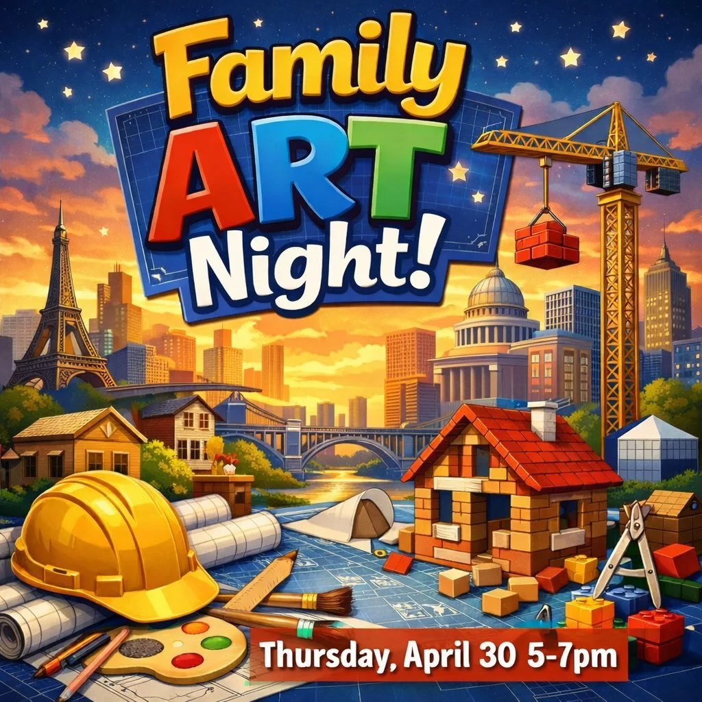 Reminder: Family Art Night is on Thursday from 5:00&ndash;7:00PM. Come celebrate the amazing artwork your children have created this year! Due to construction, the entire event will take place in the Fine Arts Building. You&rsquo;ll be able to view s