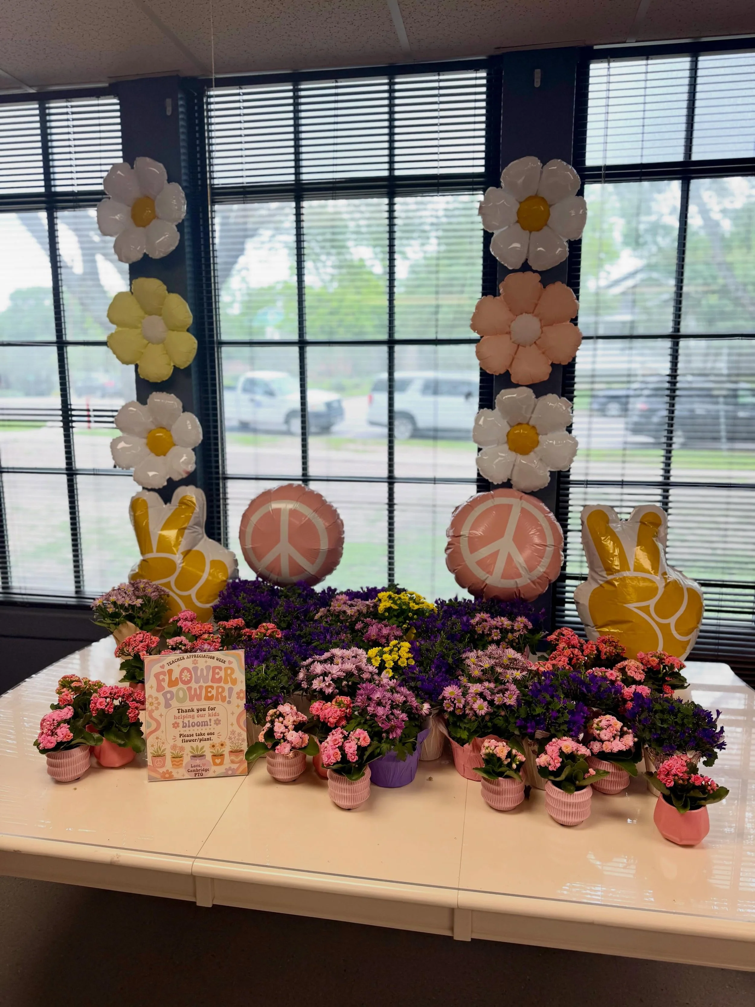 Teacher Appreciation Week was filled with floral bouquets, treat trolley, student handwritten letters and a luncheon. Our teachers go above and beyond for our children and we are blessed to have them at our school. CE ❤️ our Teachers! Special thank y