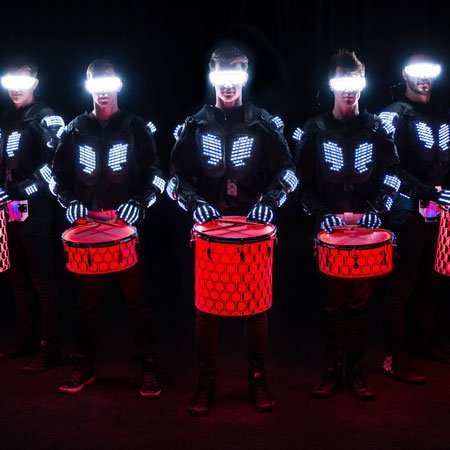 LED Drummers