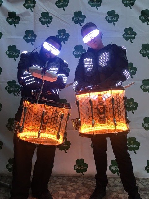 LED Drummers