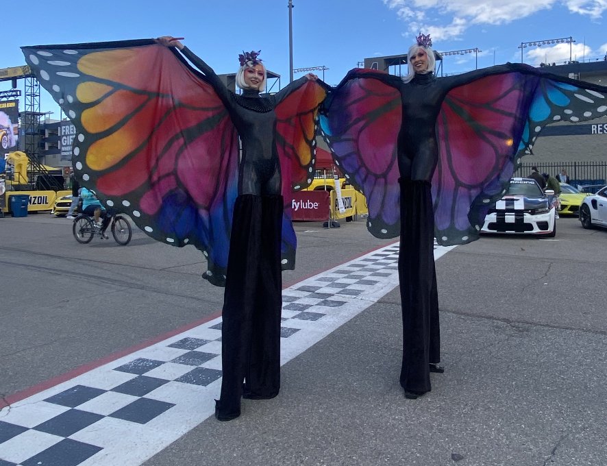 Butterfly Cirque Stilt Walkers