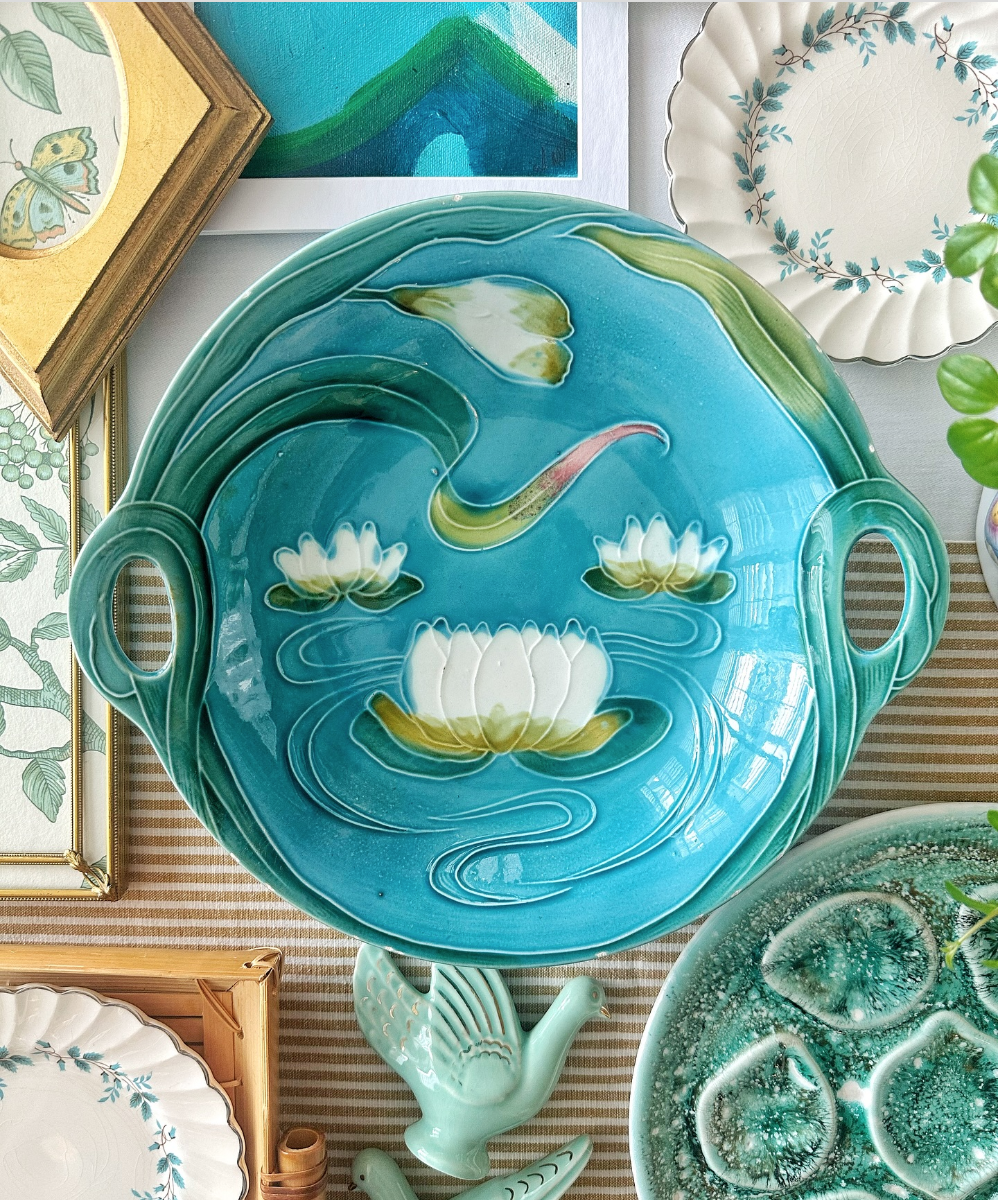 Majolica Bowl via White Elephant Refined