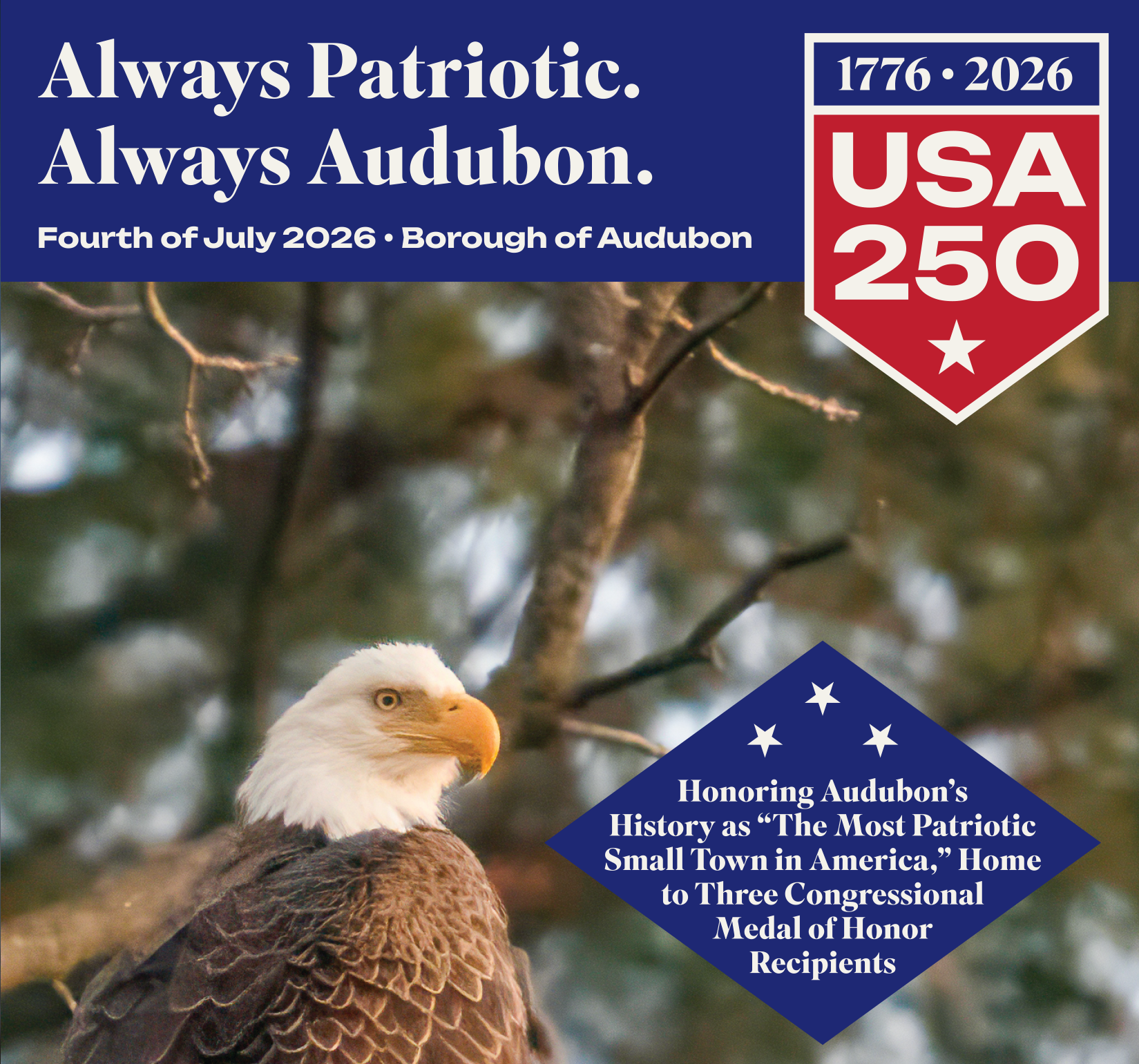 Always Patriotic.  Always Audubon.