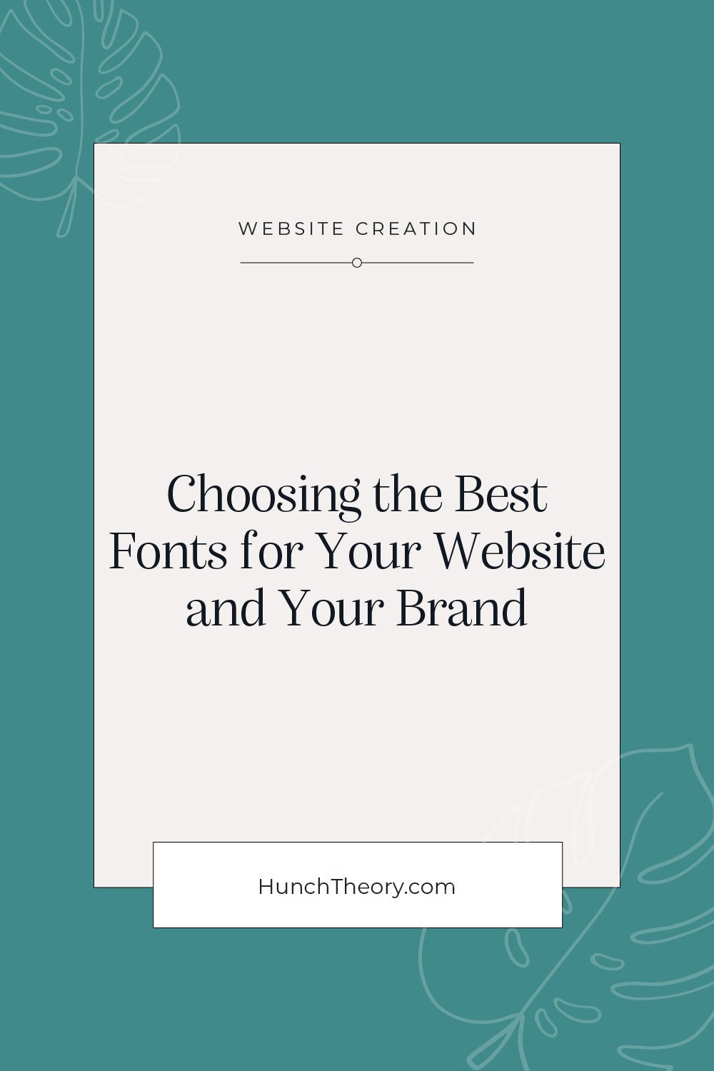 How to choose good fonts for logo &amp; website