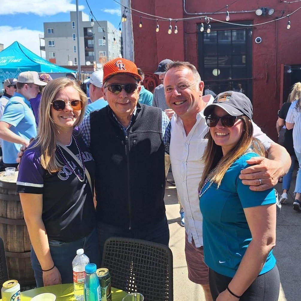 Another Rockies Opening Day in the books! #winning #coloradorockies We had a great time making our rounds catching up with #oldfriends and meeting new ones! #sunnydays #baseball