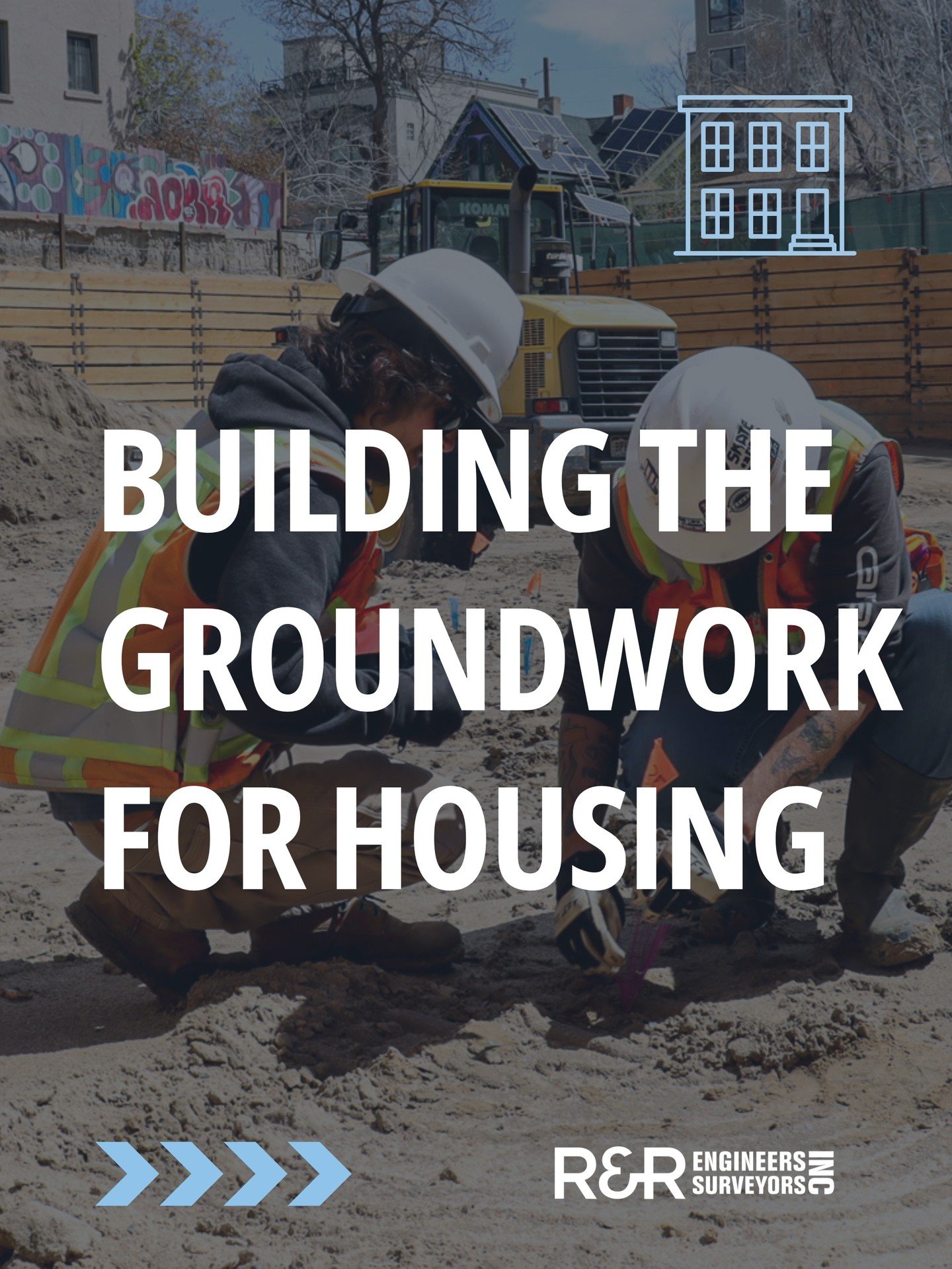 Before residents move in, the work has to be set in place, literally.

#ConstructionStaking is what brings plans off the page and into the field, guiding each phase of construction with precision.

It&rsquo;s one of the ways R&amp;R helps keep afford
