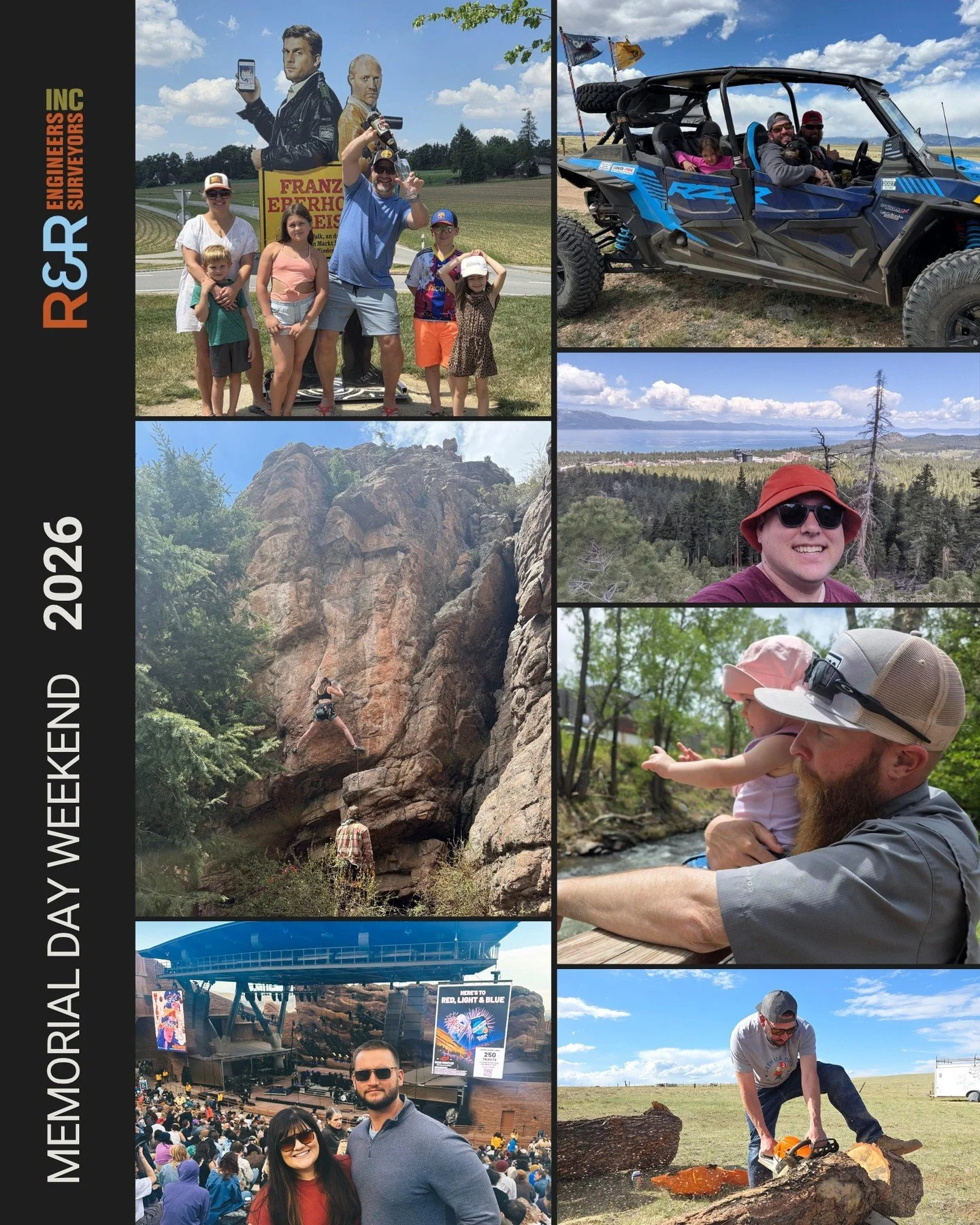 From Colorado mountains to Lake Tahoe to Germany, the R&amp;R team covered some ground over #MemorialDay weekend. 🇺🇸

We loved seeing everyone&rsquo;s adventures, family moments, outdoor escapes, and time spent recharging before a busy season ahead