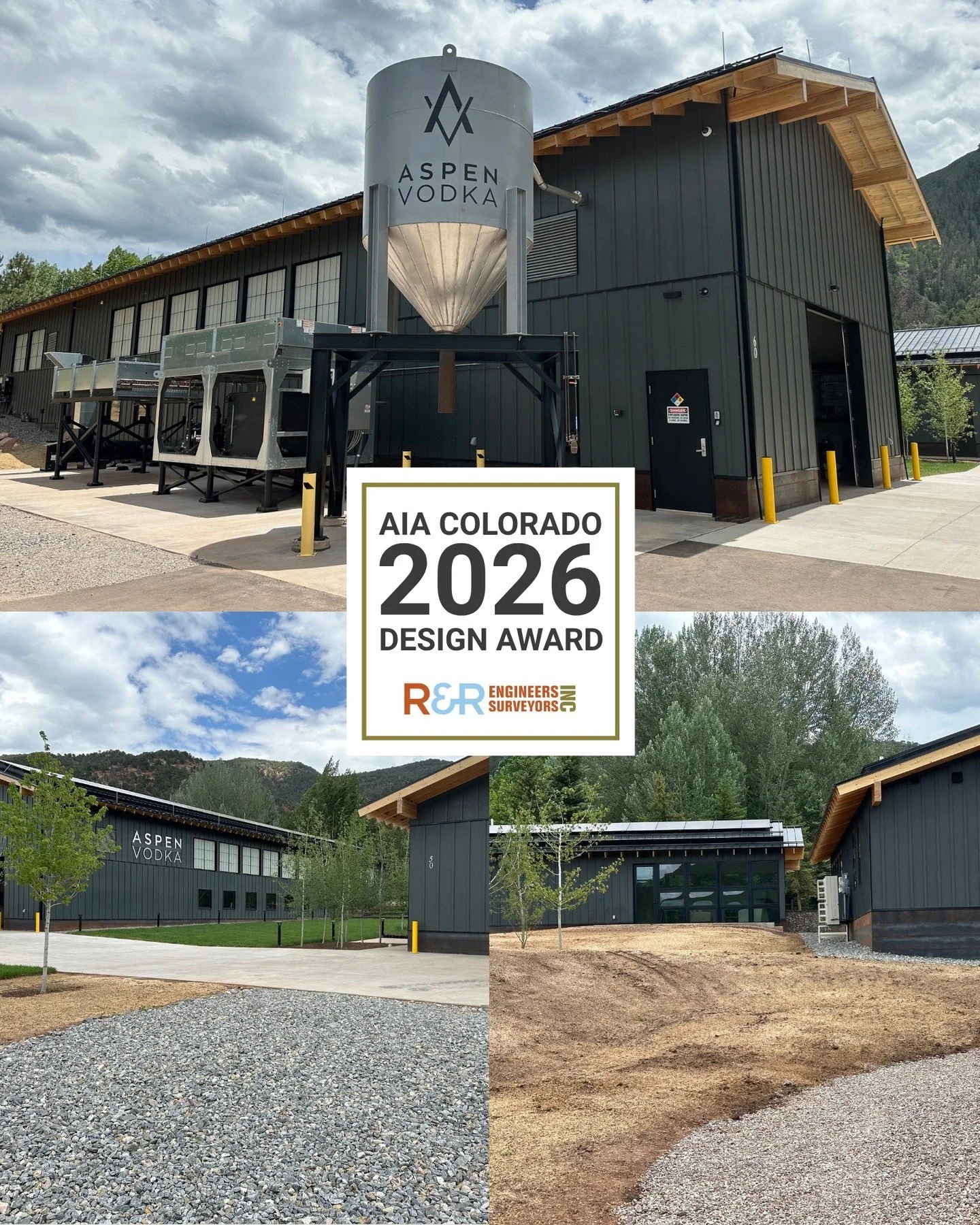 Cheers to another honor for Aspen Distillers! 🥃🏆

The 8-acre distillery campus was recently recognized with a 2026 AIA Colorado Design Award of Merit, adding to previous recognition as the world&rsquo;s first LEED&reg; Platinum distillery and Color