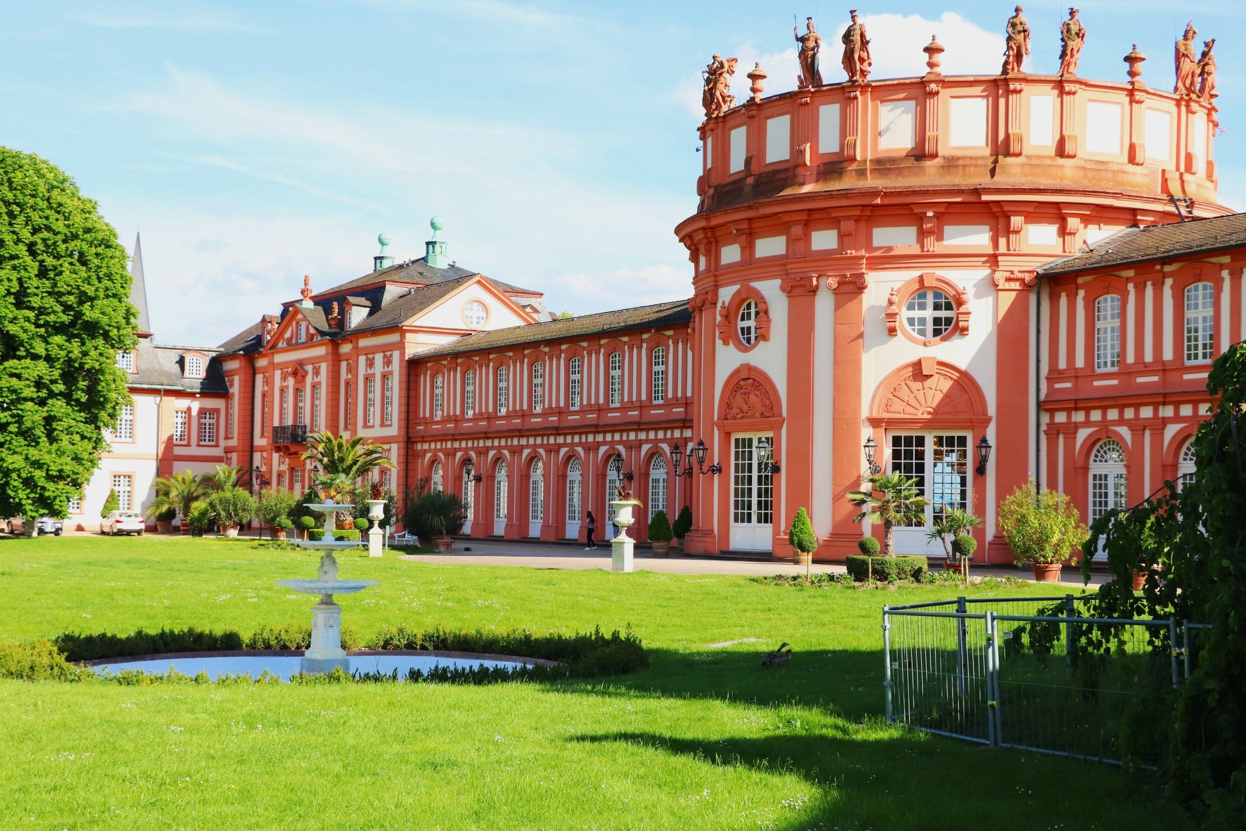 Biebrich Palace (Schloss Biebrich), Wiesbaden, Hesse, Germany, built in 1702