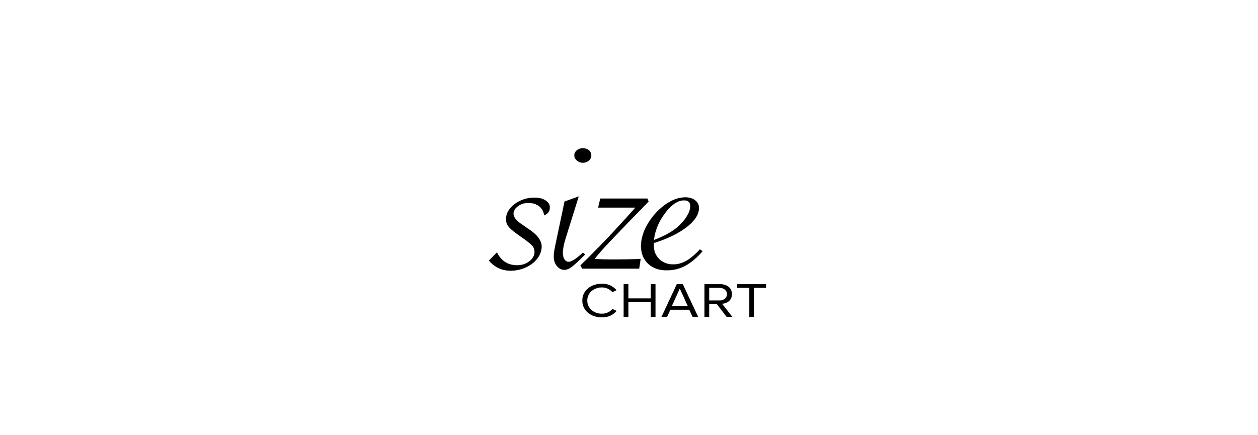 size chart — Shannon Leotards