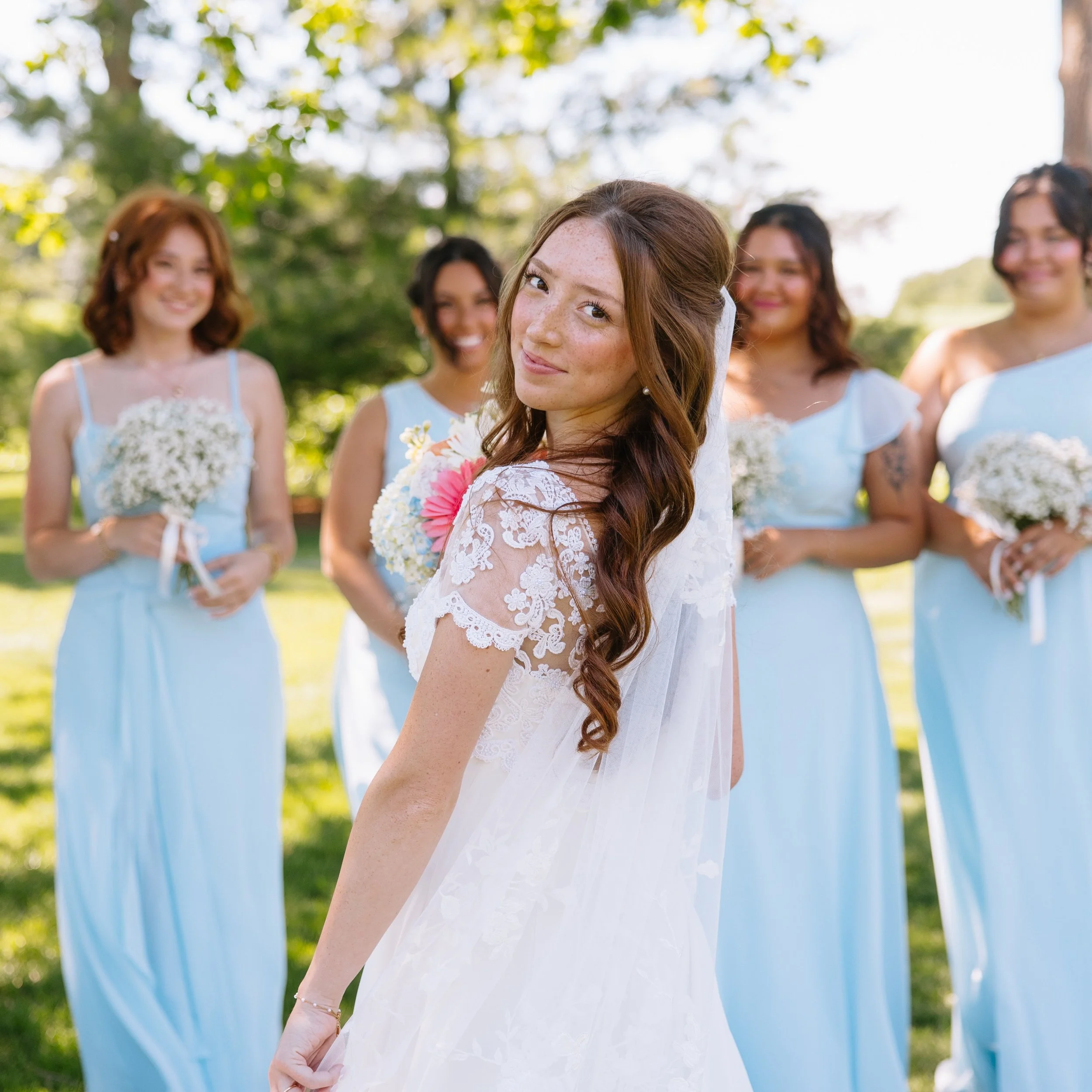 Sky blue, summer flowers, and a beautiful June day for Morgan and Aiden. June 2026

Vendor Team
Venue | @country_coach_house 
Photography | @emmafinlaysonphoto 
Catering | @avanticaffe 
Hair | Artistry Collective
Makeup | Samantha Ruge Makeup Artist
