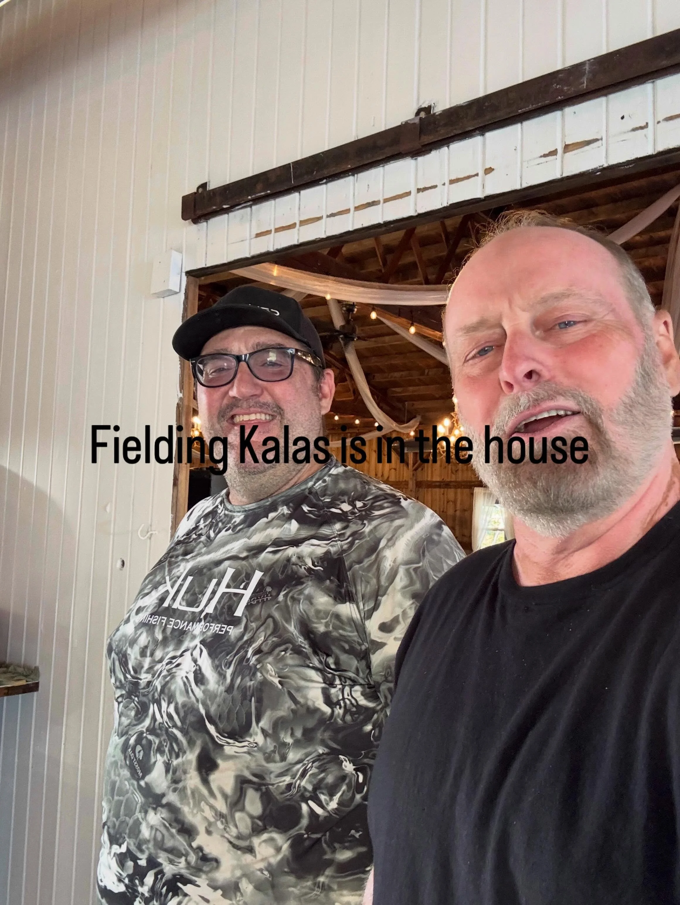 Fielding Kalas is in the House. Smoked pulled Pork is on the menu for Heather and Kevin&rsquo;s wedding