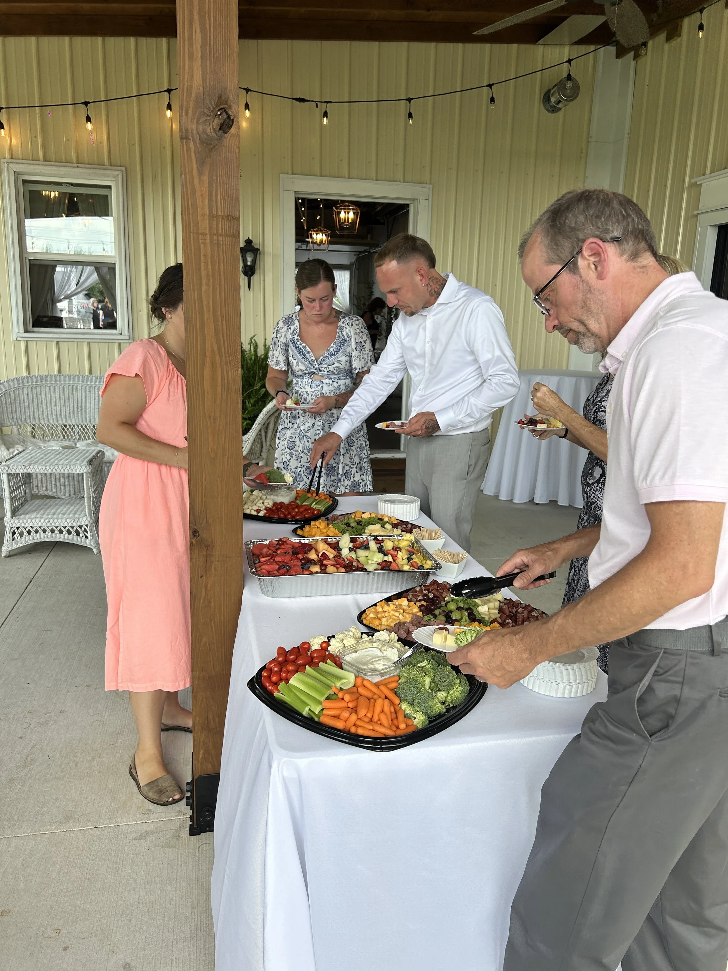 Appetizer display. Country Coach House Photo