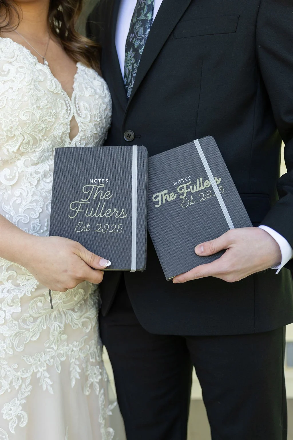 Couple exchanging vows at Country Coach House wedding venue in Burlington, IL 