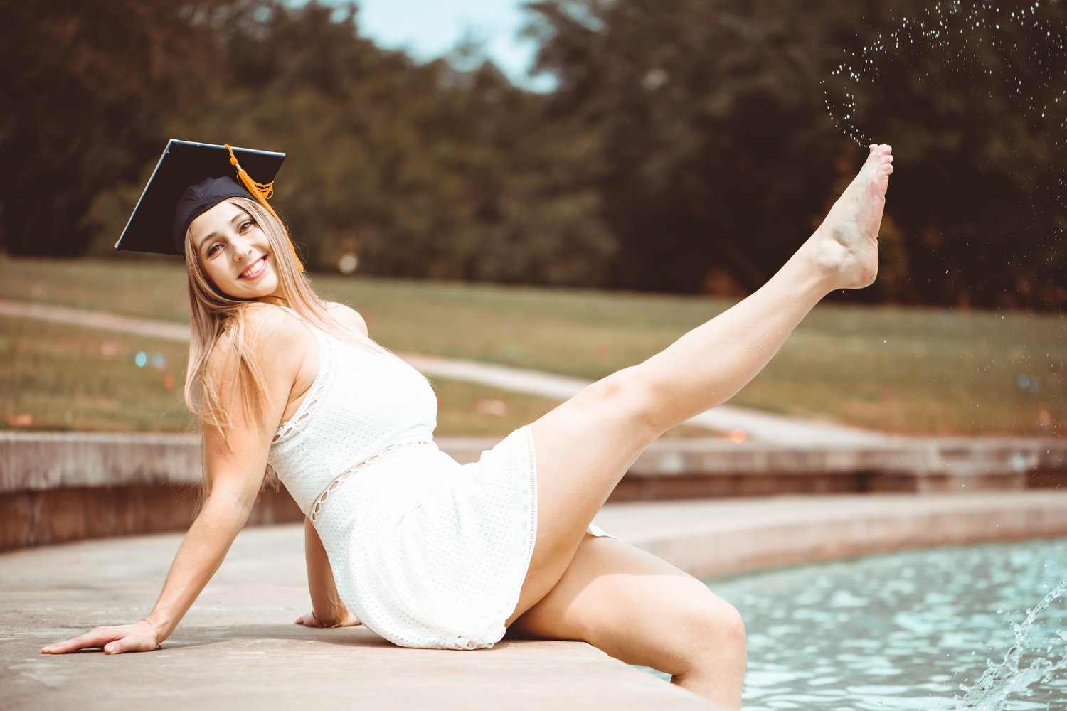 Graduation portrait example