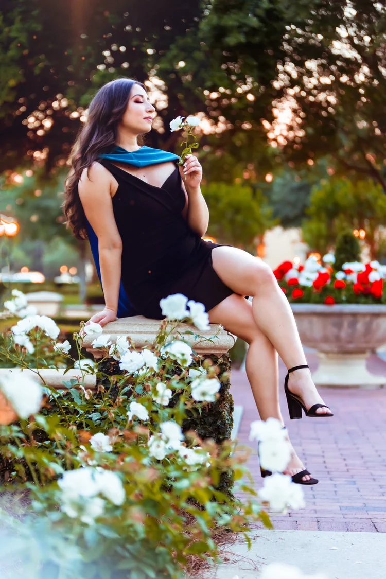 Graduate portrait example