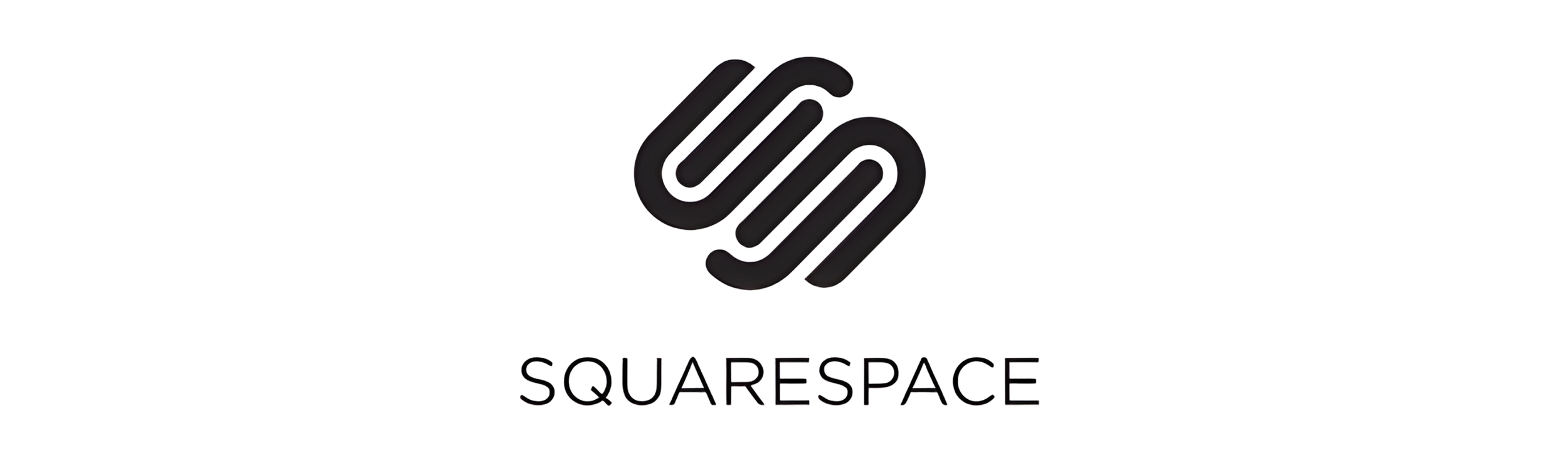 Squarespace logo with stylized black icon and text