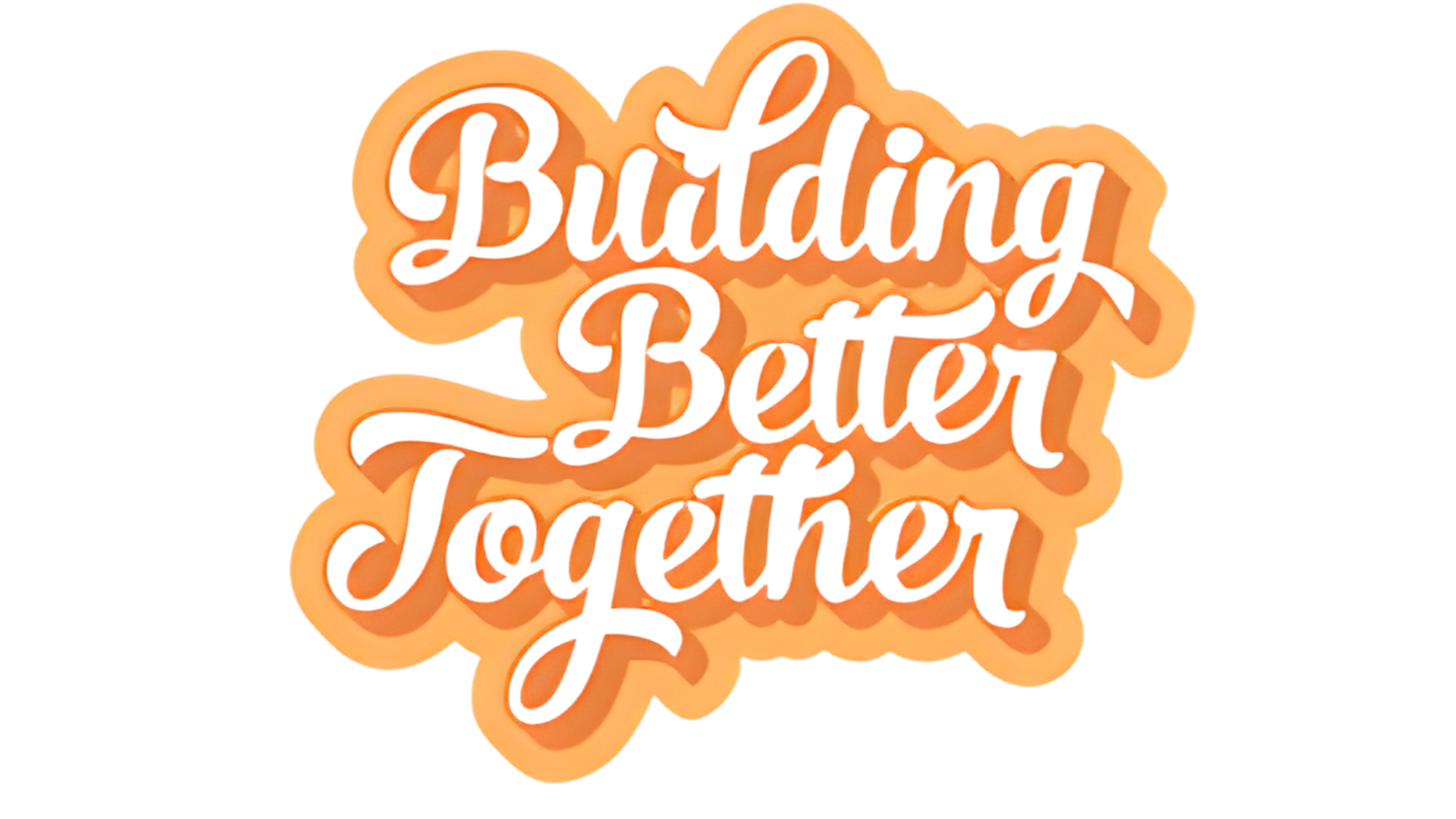 Decorative sign reading "Bitchin' Betty Semmer" in orange cursive script with shadows, set against a transparent background.